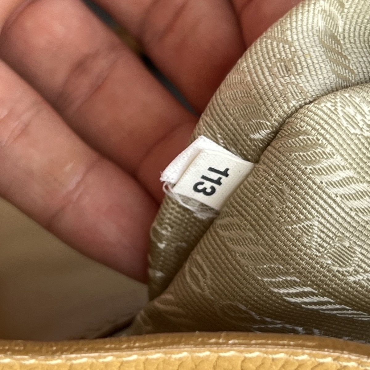 Prada Prada Milano Shoulder Handle Bag Beige Leather Triangle Logo Size ONE SIZE - 13 Thumbnail