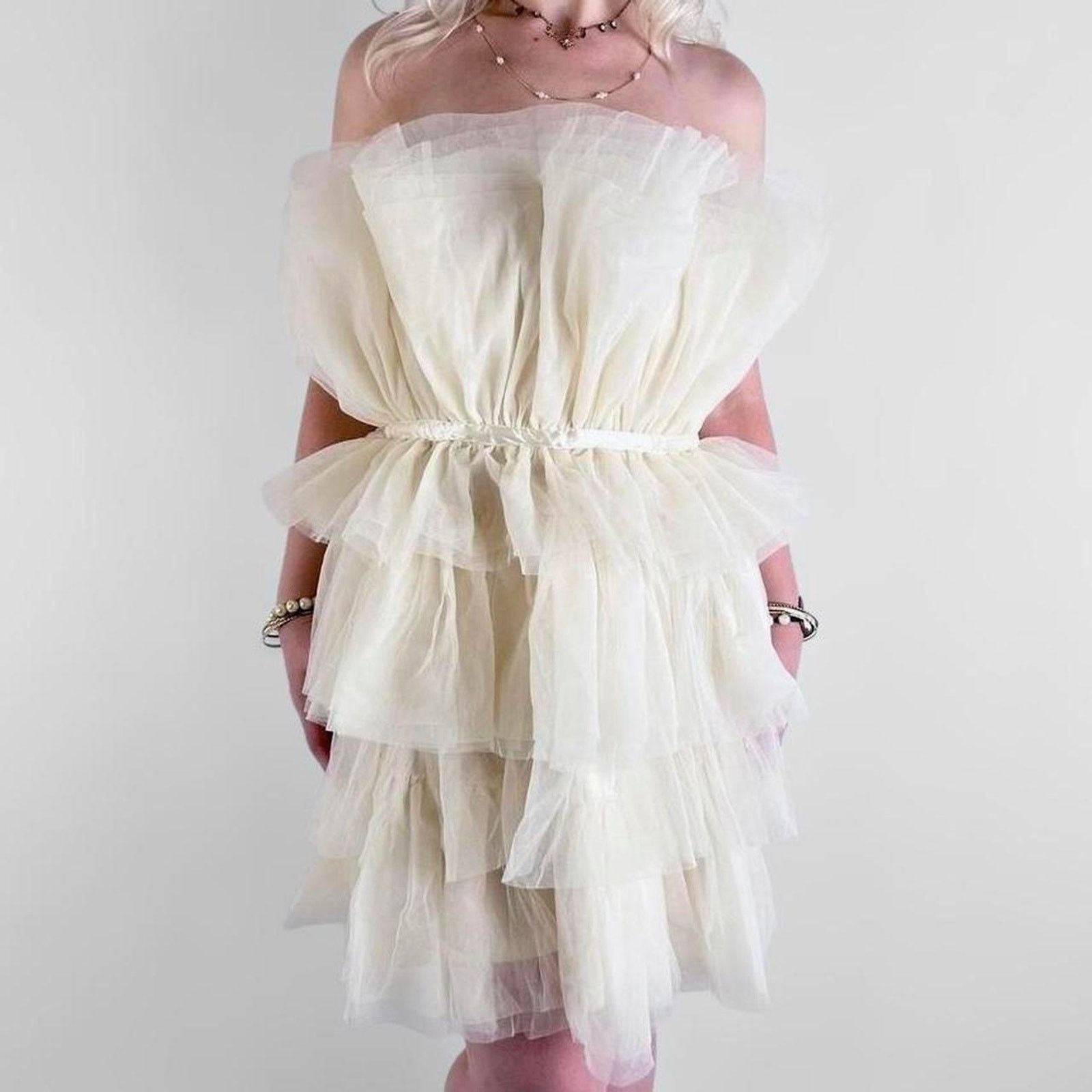Other coquette fairy princess formal mini dress Size M / US 6-8 / IT 42-44 - 2 Thumbnail