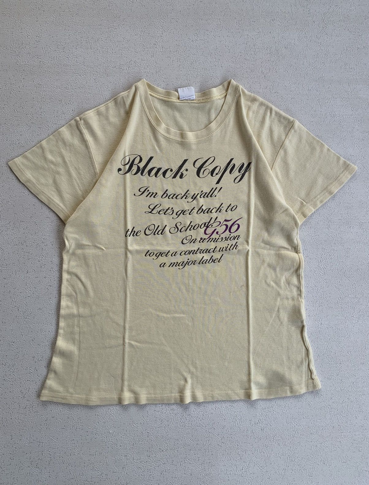 Japanese Brand Black Copy Japanese Poem SHORT Sleeve Tshirt Size US M / EU 48-50 / 2 - 1 Thumbnail