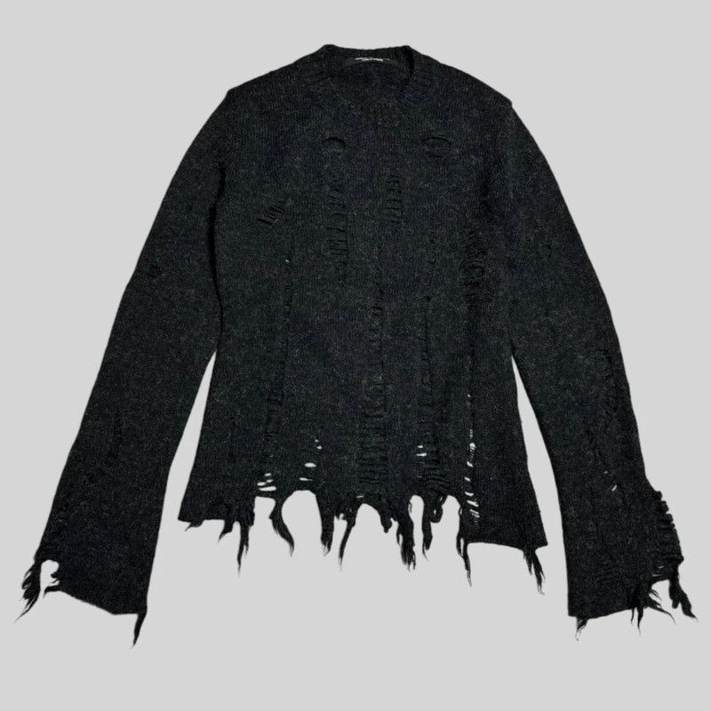 Comme des Garcons × Junya Watanabe Junya Watanabe Comme des garcons Distressed Knit Sweater 03 Size US M / EU 48-50 / 2 - 3 Thumbnail