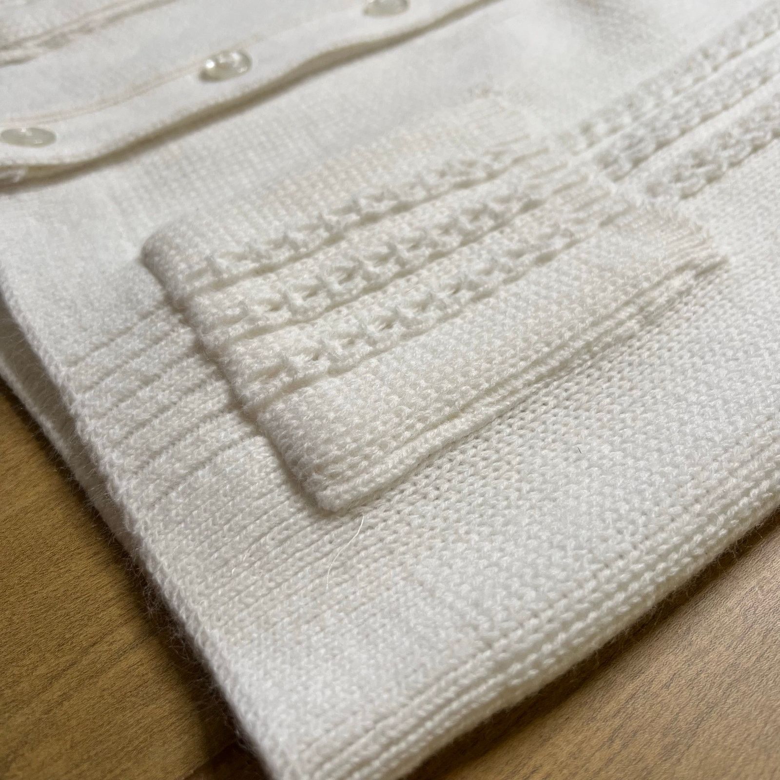 Vintage Vintage Bemidji Woolen Mills Knit Sweater Vest White USA M/L Size US M / EU 48-50 / 2 - 3 Thumbnail