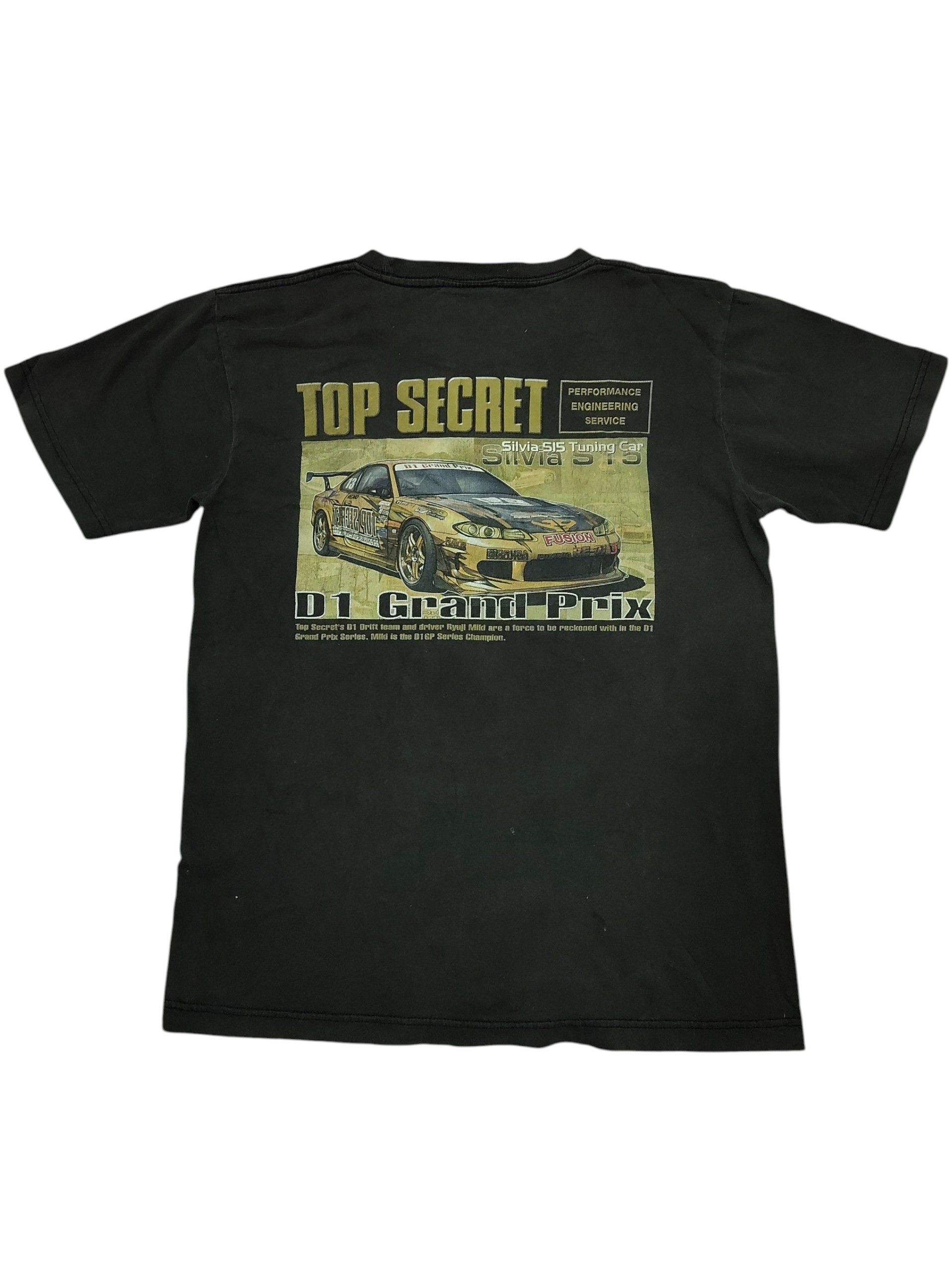 Vintage VTG Nissan Silvia S15 Top Secret Smokey Nagata distress tee Size US M / EU 48-50 / 2 - 1 Thumbnail