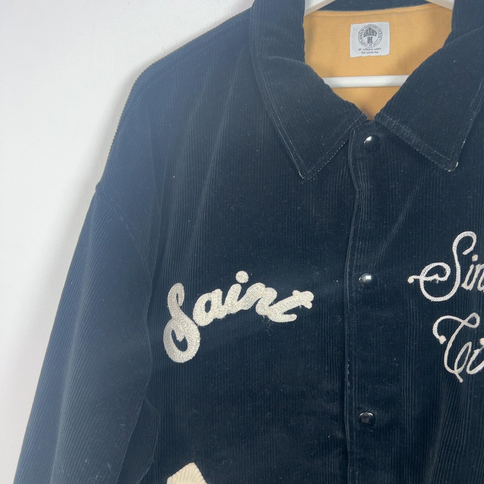 Saint Michael Saint Michael 'Sinner Circus' Corduroy Varsity Jacket Size US XL / EU 56 / 4 - 2 Thumbnail