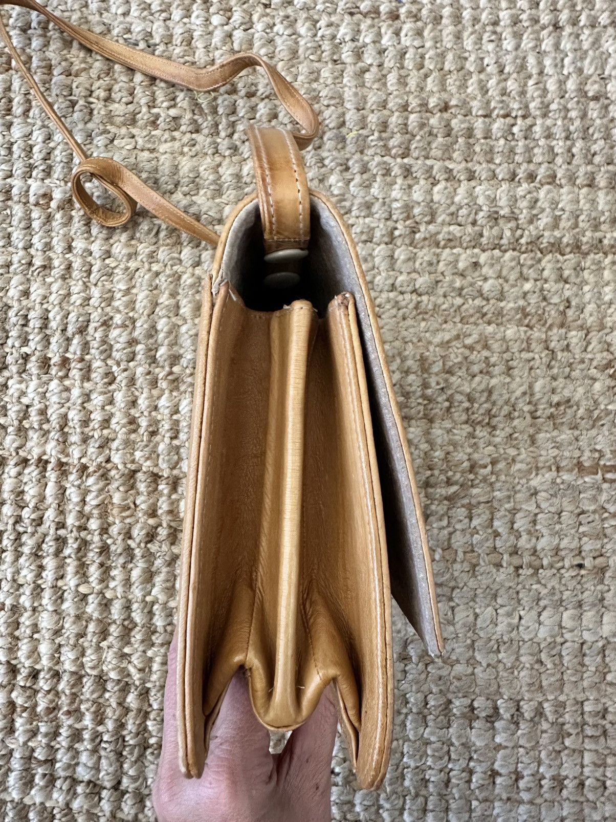 Other Vintage Eel Skin Convertible Clutch Purse in Beige Size ONE SIZE - 8 Thumbnail