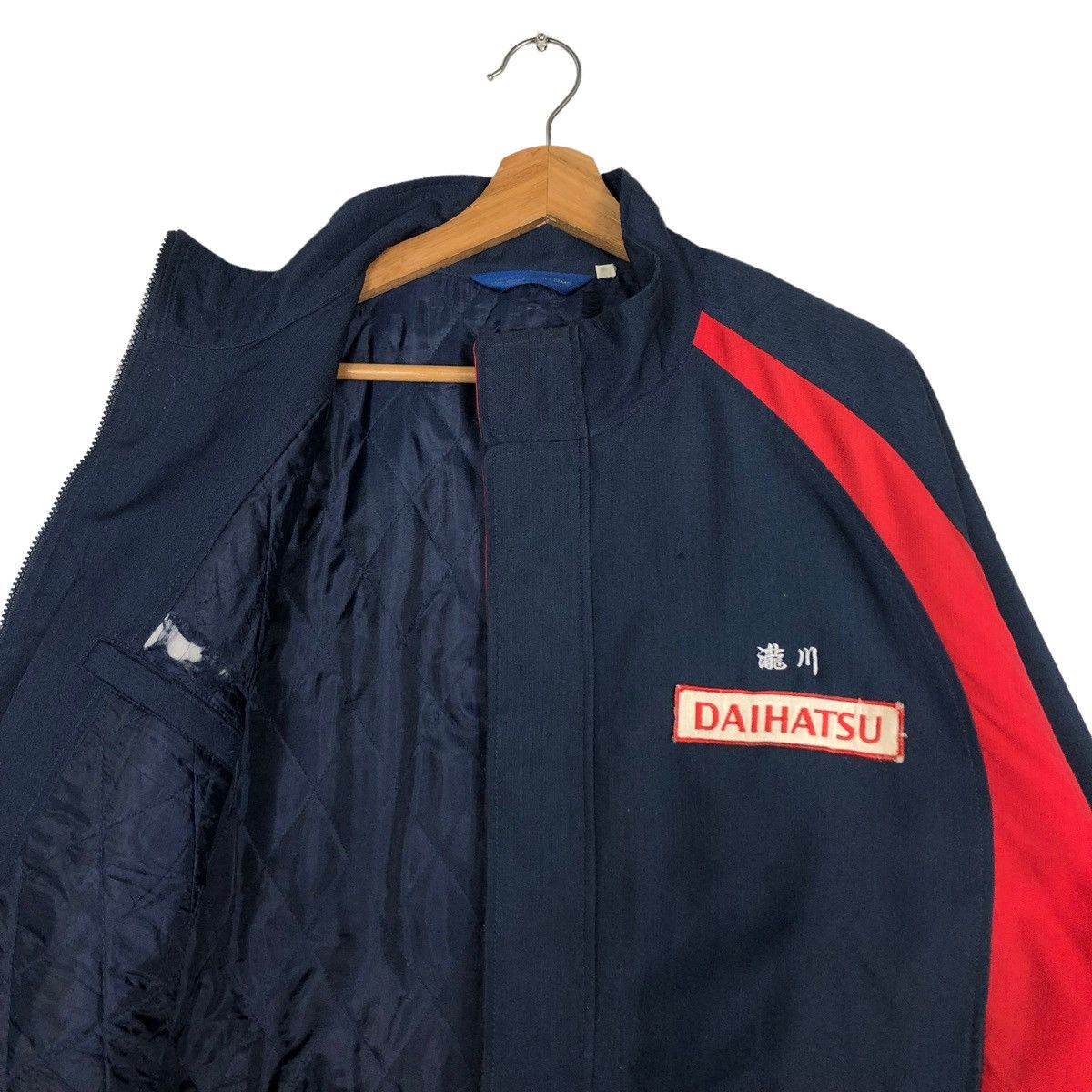Japanese Brand 🔥VINTAGE BOMBER JACKET WORK RACING DAIHATSU JAPAN Size US L / EU 52-54 / 3 - 12 Thumbnail