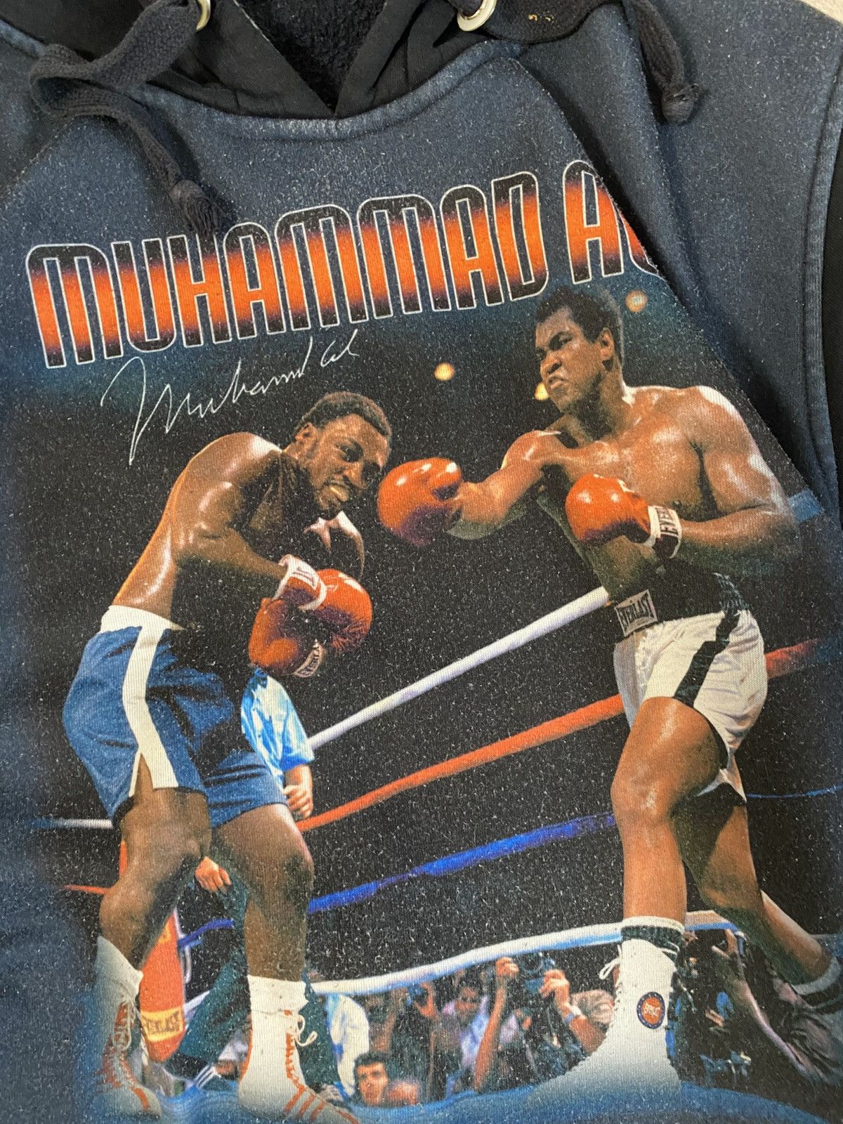 Japanese Brand × Vintage Vintage Muhammad Ali DG Distressed hoodie Size US XL / EU 56 / 4 - 4 Thumbnail
