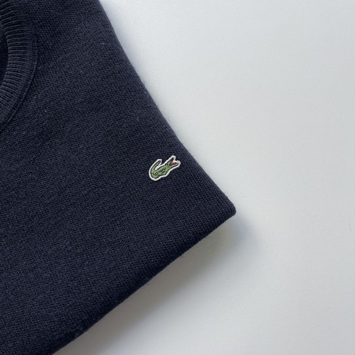 Lacoste × Vintage Lacoste Women Vintage Wool/Acrylic Knit Sweater Navy Size M / US 6-8 / IT 42-44 - 5 Thumbnail