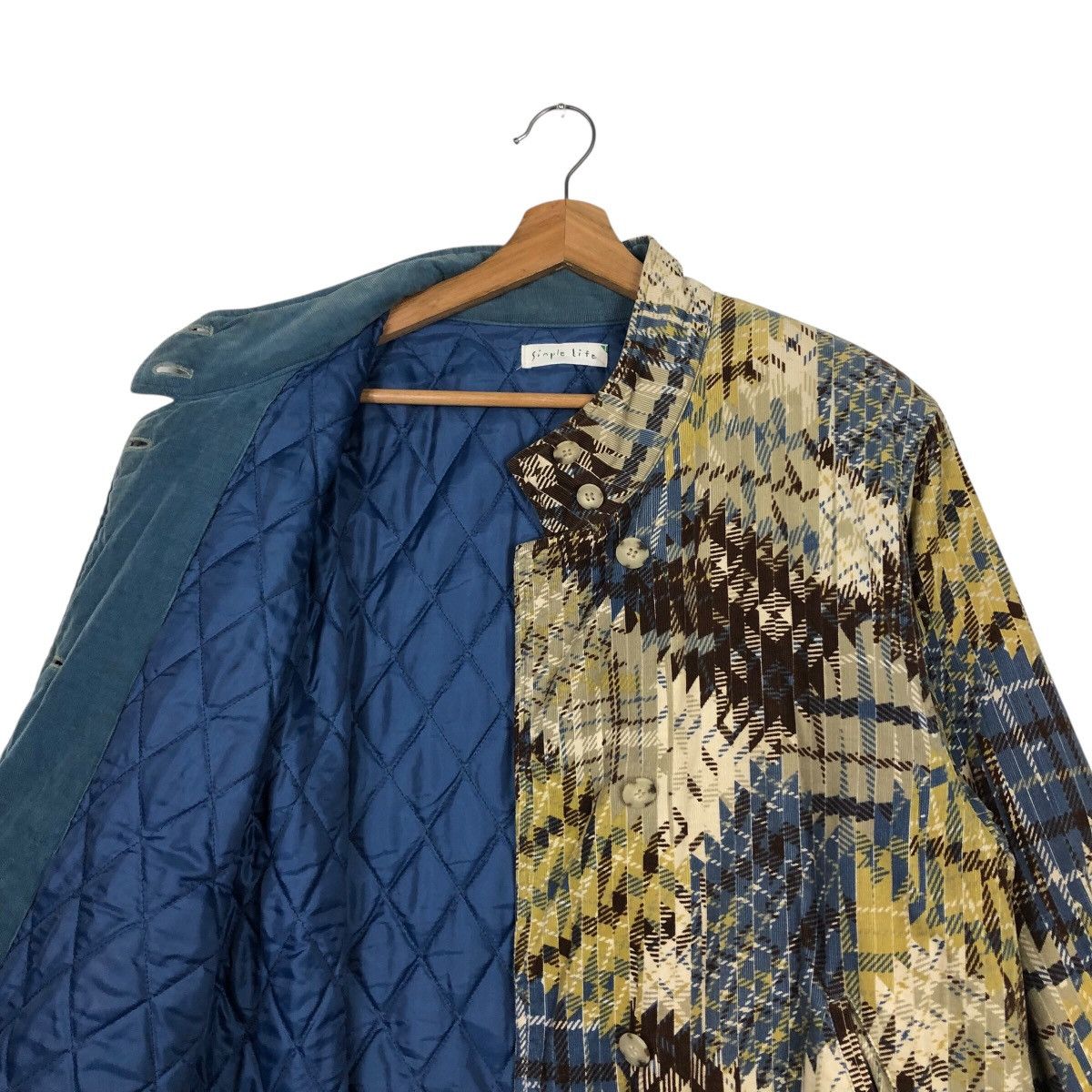 Japanese Brand × Vintage Vintage Button Chore Jacket Simple Life Tartan Issey Miyake Size US M / EU 48-50 / 2 - 13 Thumbnail