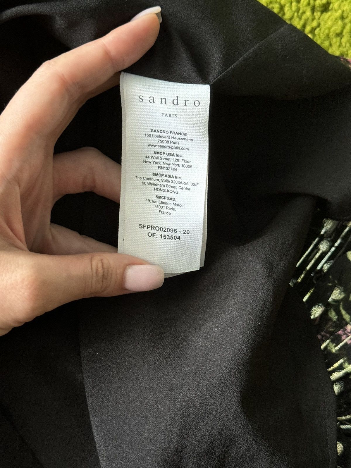 Designer × Sandro Sandro avant garde silk dress Size S / US 4 / IT 40 - 5 Thumbnail