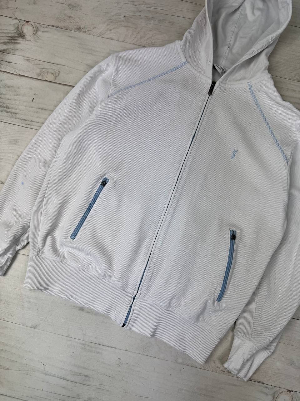 Yves Saint Laurent Vintage Yves Saint Laurent YSL Zip Up Hoodie Size US S / EU 44-46 / 1 - 3 Thumbnail