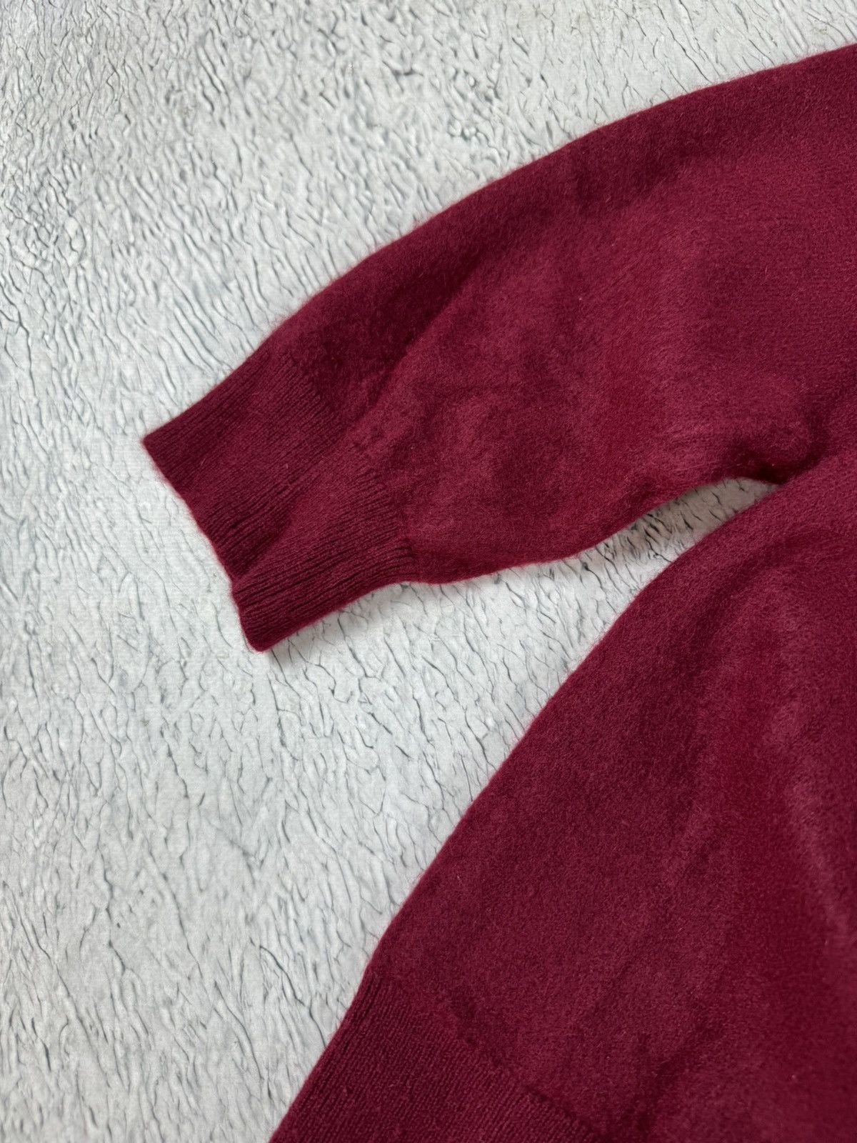 Lacoste × Vintage Lacoste Sweater Mens Red Size S(6) 100% Cashmere Knit Crew N Size US S / EU 44-46 / 1 - 6 Thumbnail