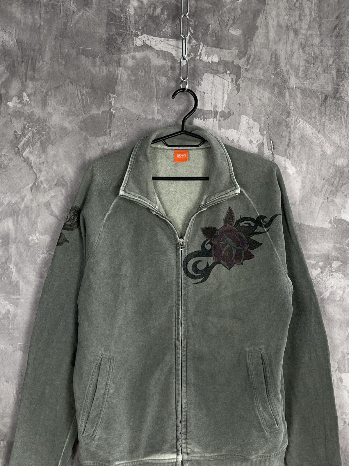 Hugo Boss × Vintage Vintage zip sweater turtleneck Hugo Boss 90s Size US L / EU 52-54 / 3 - 2 Thumbnail