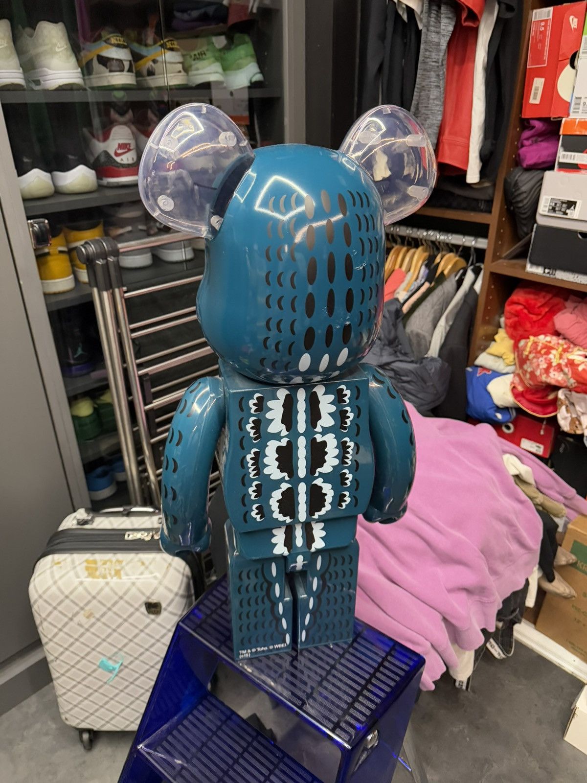 Medicom Toy Bearbrick Godzilla 1000% Blue Medicom Size ONE SIZE - 4 Thumbnail