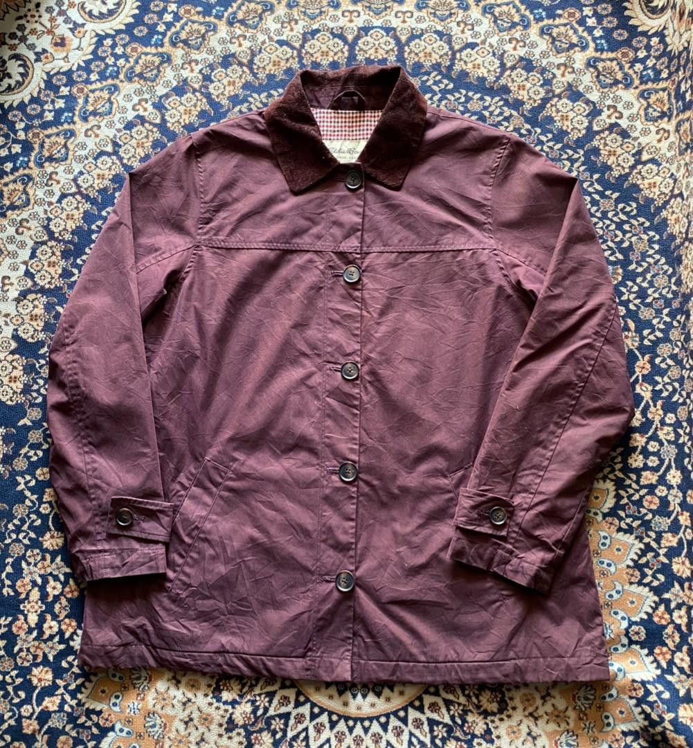 Vintage Eddie Bauer Button Meroon Jacket Size US M / EU 48-50 / 2 - 1 Thumbnail