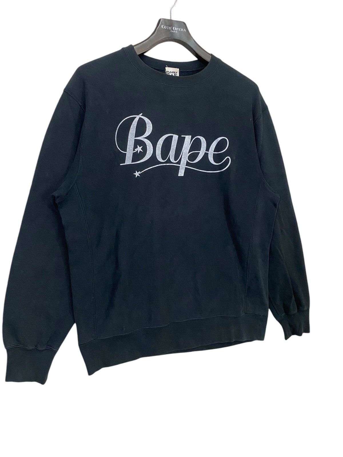 Bape Vintage bape spell out sweatshirt crewneck distressed Size US L / EU 52-54 / 3 - 5 Thumbnail
