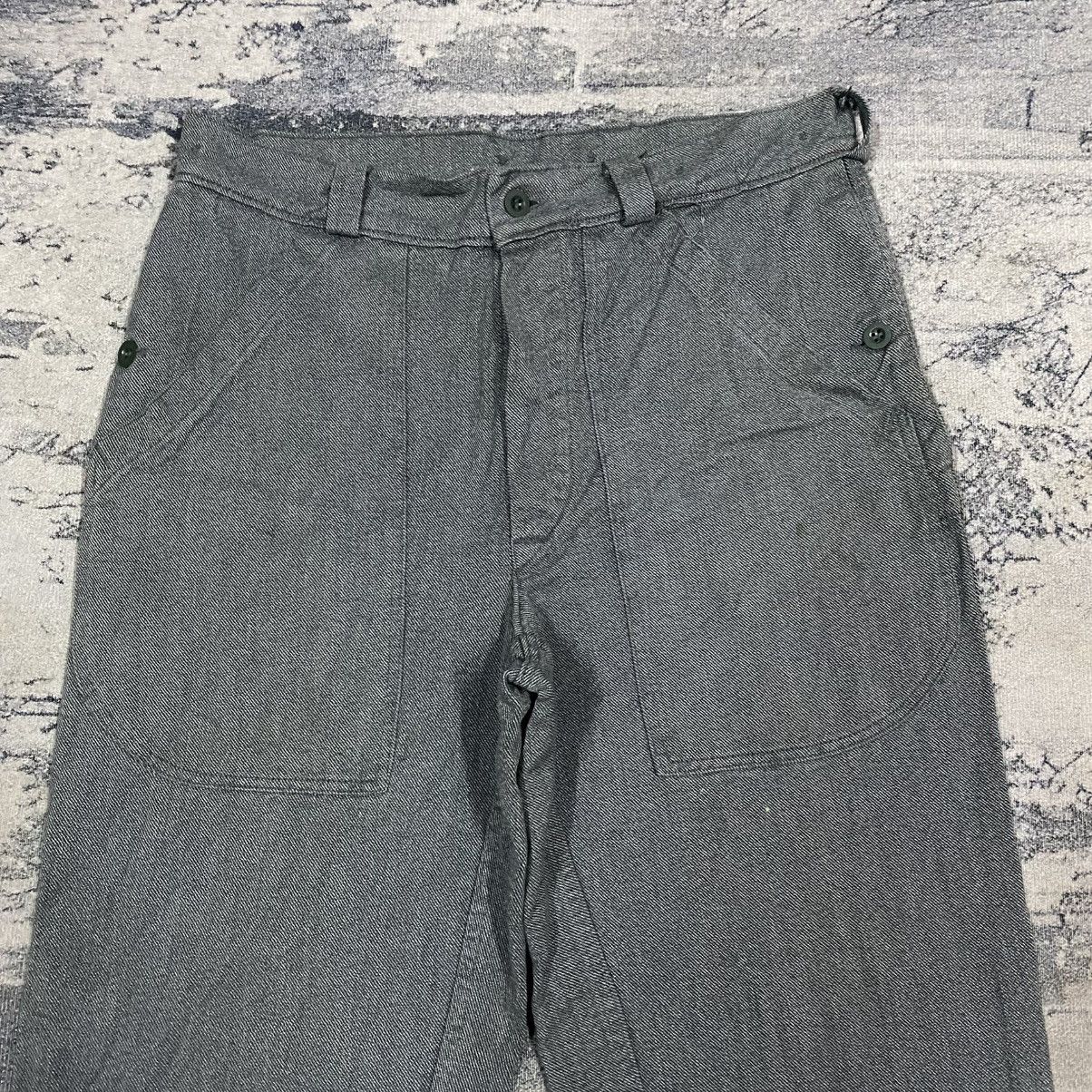 Army Of Me 1987s Swiss Army Salt nad Papper Military Trousers Size US 35 - 2 Thumbnail