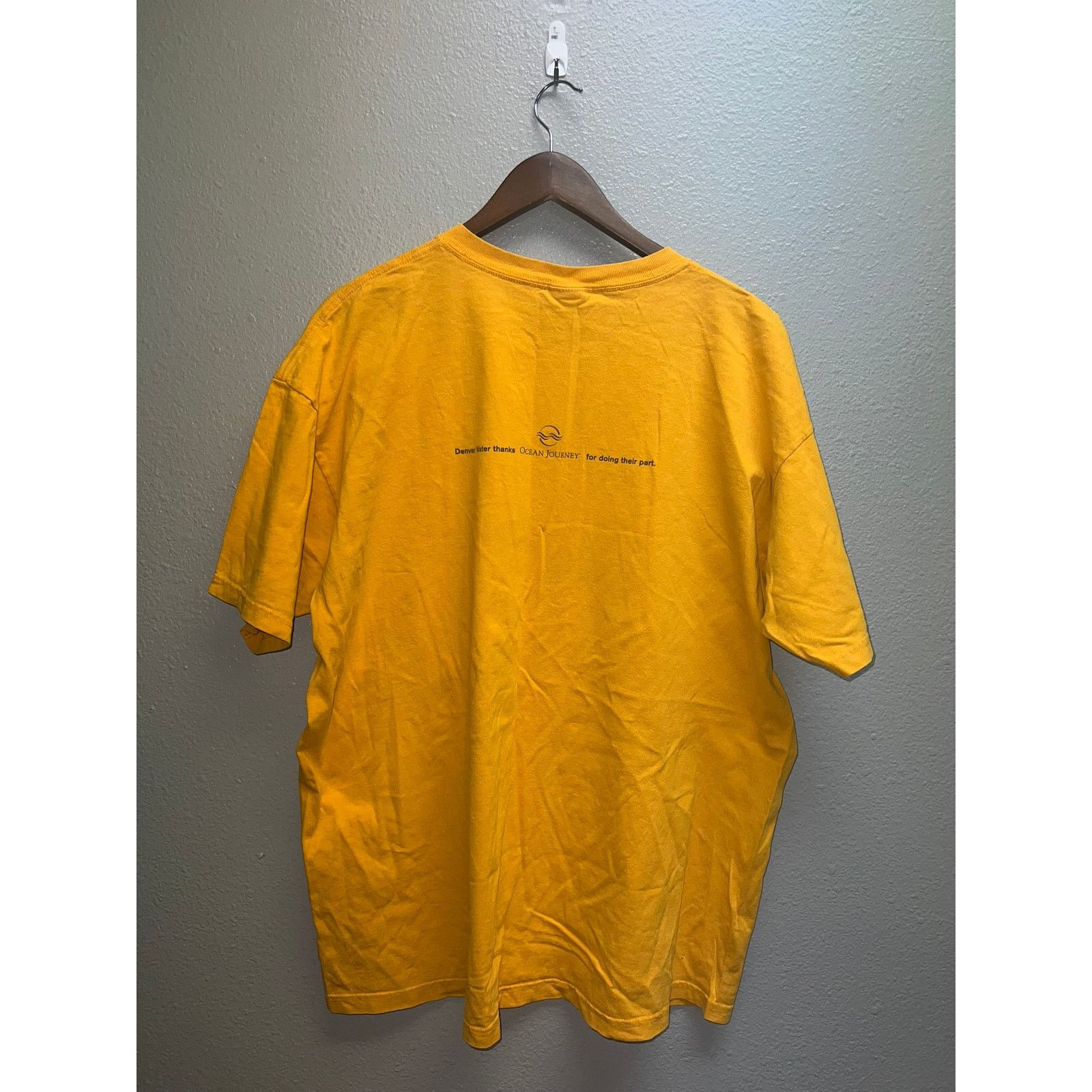 Anvil Vintage Water Shirt Denver Water Only Wash Ocean Journey Tee Size US XXL / EU 58 / 5 - 6 Thumbnail