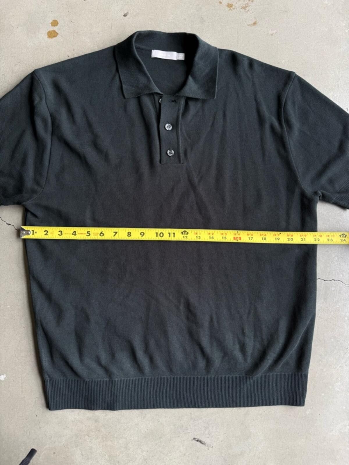(multee)project Project M / Collared Knit Polo Shirt / dark green Size US M / EU 48-50 / 2 - 4 Thumbnail