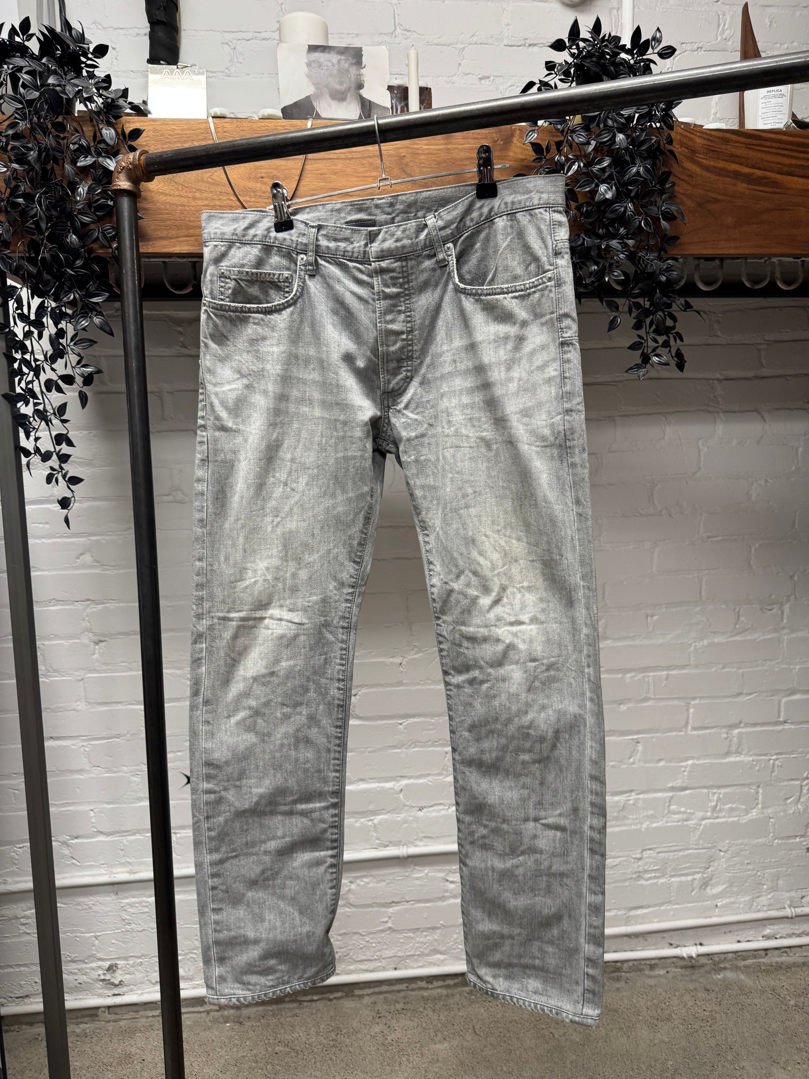 Dior Dior Homme MII AW05/06 Runway Dust Wash Damaged Jeans | Grailed