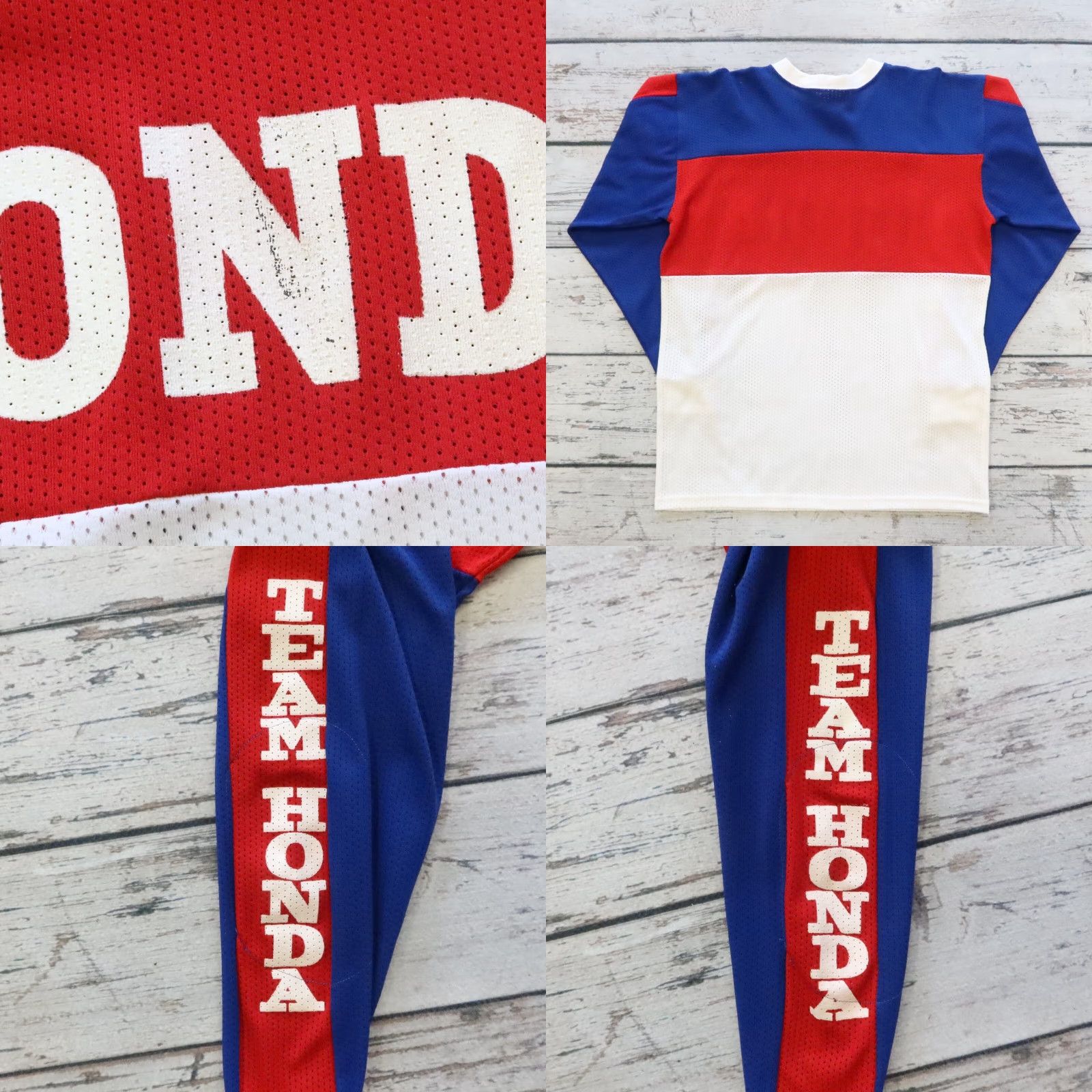 Honda Vintage Honda Motorcycle Motocross Jersey Shirt L Red Honda Mens T-Shirt Size US L / EU 52-54 / 3 - 9 Thumbnail