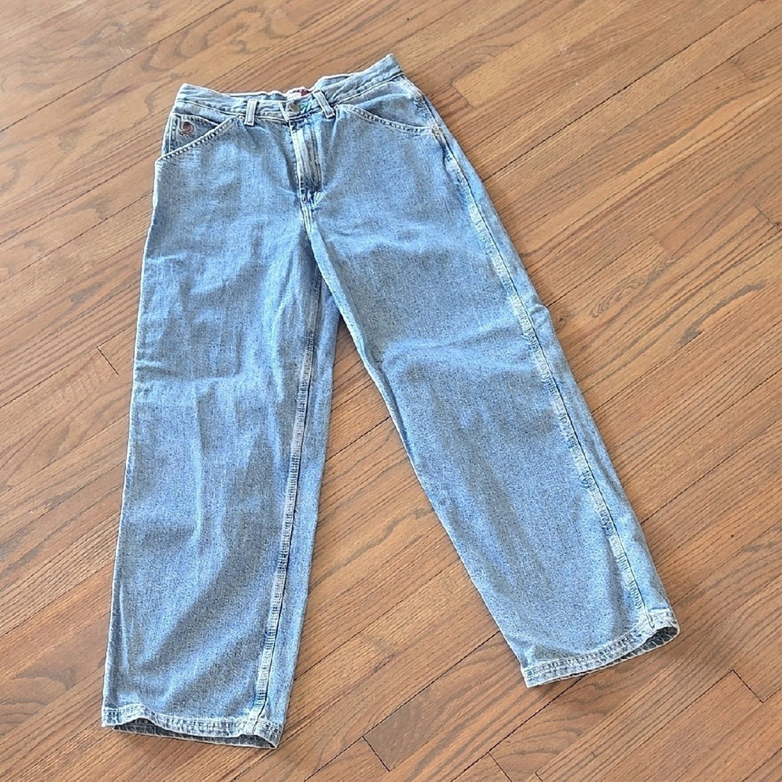 Tommy Hilfiger Vtg 1990s Tommy Hilfiger Wide Leg Womens Jeans Size 22" - 1 Thumbnail