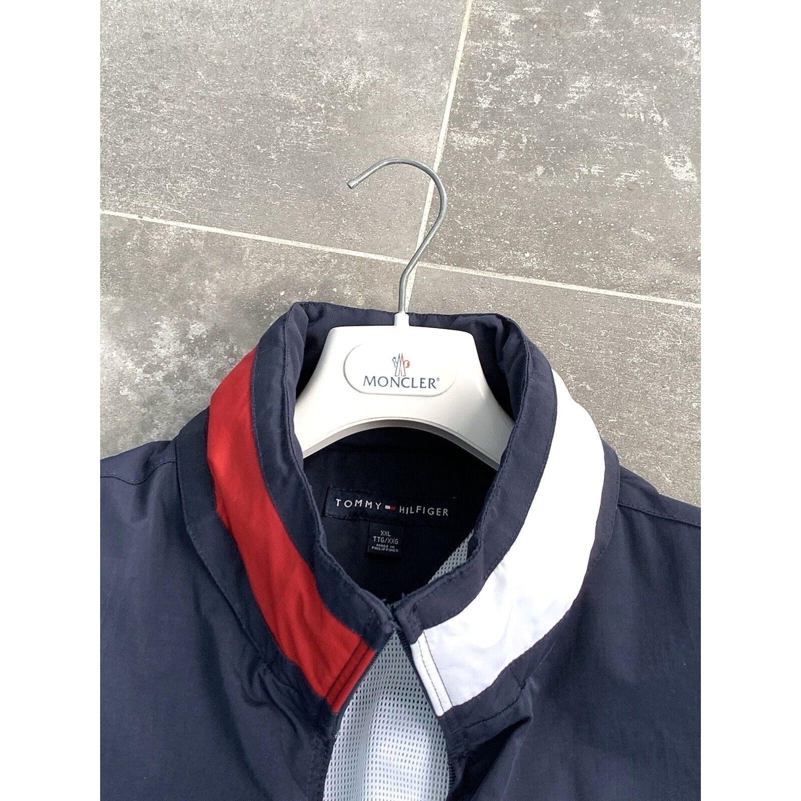 Tommy Hilfiger × Vintage Mens TOMMY HILFIGER Y2K Logo Bomber Jacket Coat XXL 2XL EU56 Size US XXL / EU 58 / 5 - 9 Thumbnail