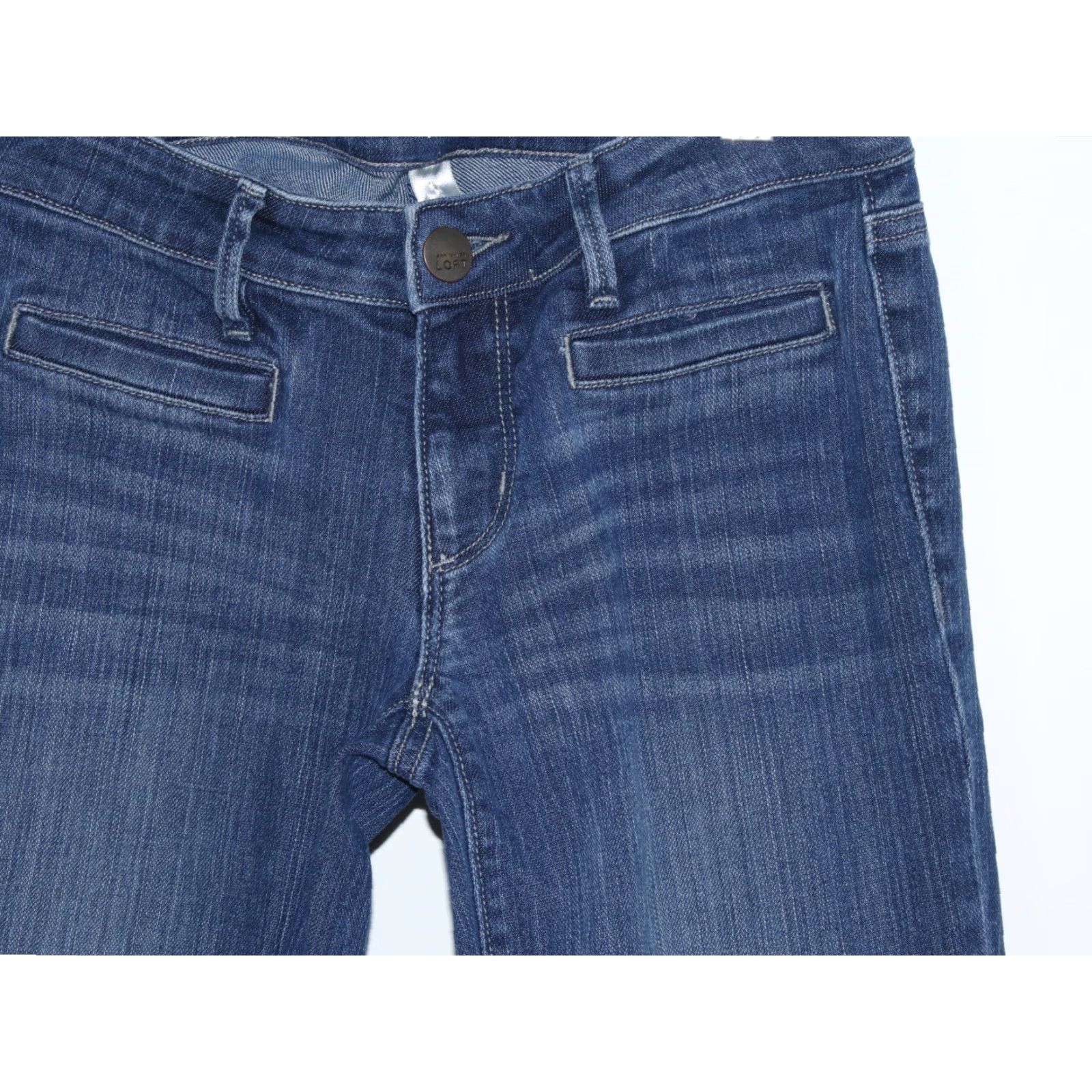 Loft VINTAGE Loft Original Boot Cut Denim Jean Women's 6 Blue 25X29 Size 25" / US 0 / IT 36 - 2 Thumbnail