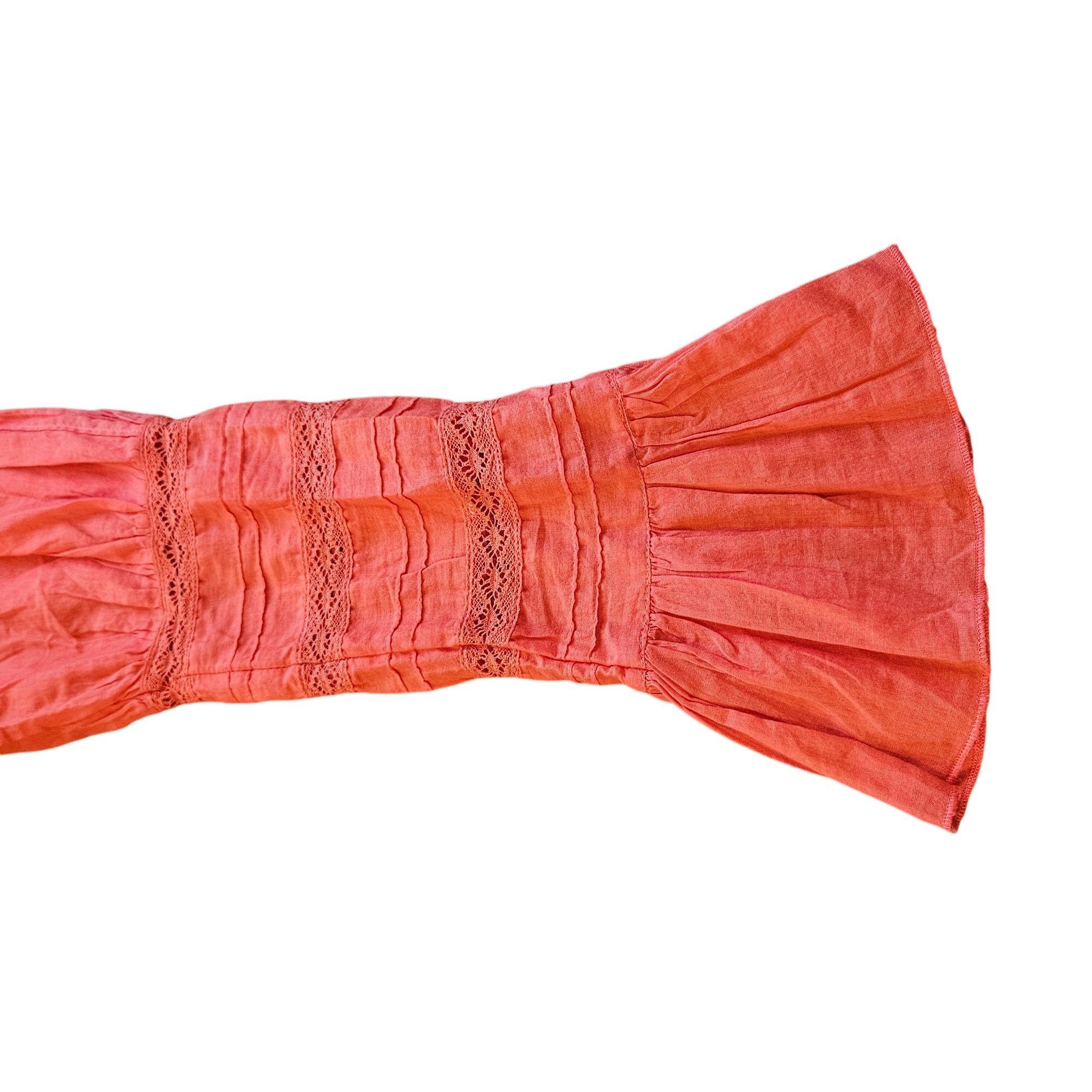 Free People Free People Women Orange Dress 12 Whimsygoth, Boho Fall, Fol Size XL / US 12-14 / IT 48-50 - 6 Thumbnail