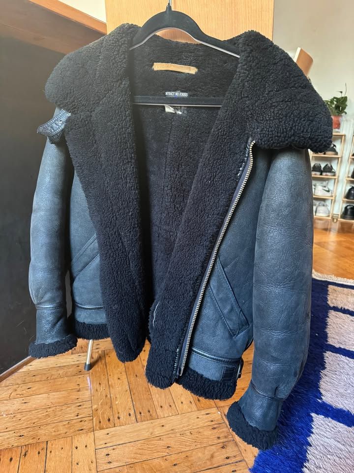 Vintage Vintage B-3 Shearling Aviator Bomber Jacket Size US S / EU 44-46 / 1 - 3 Thumbnail