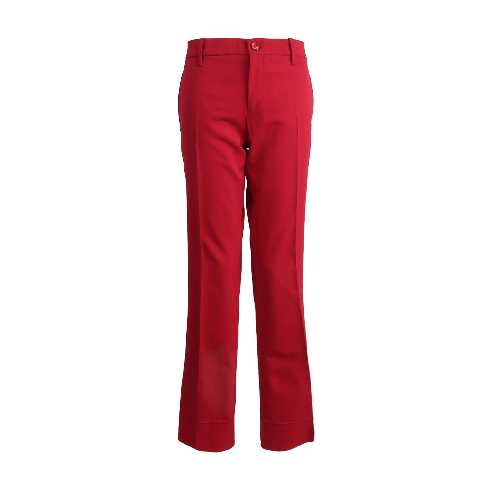 Gucci Gucci Red Wool Blend Pants Size 42 Size 28" / US 6 / IT 42 - 1 Thumbnail