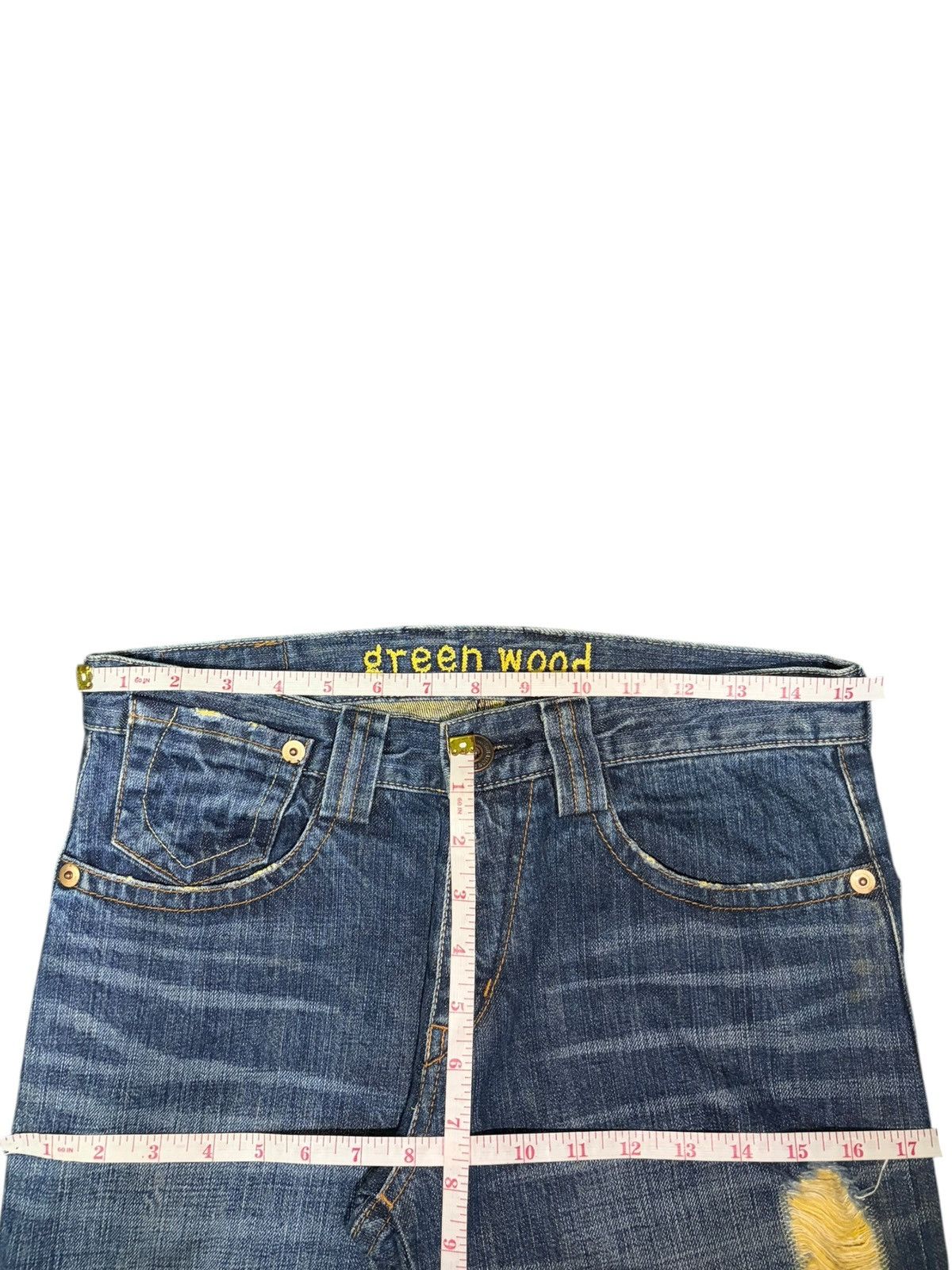 Diesel Vintage Japanese Brand Rusty Wash Distressed Jeans Size US 31 - 6 Thumbnail