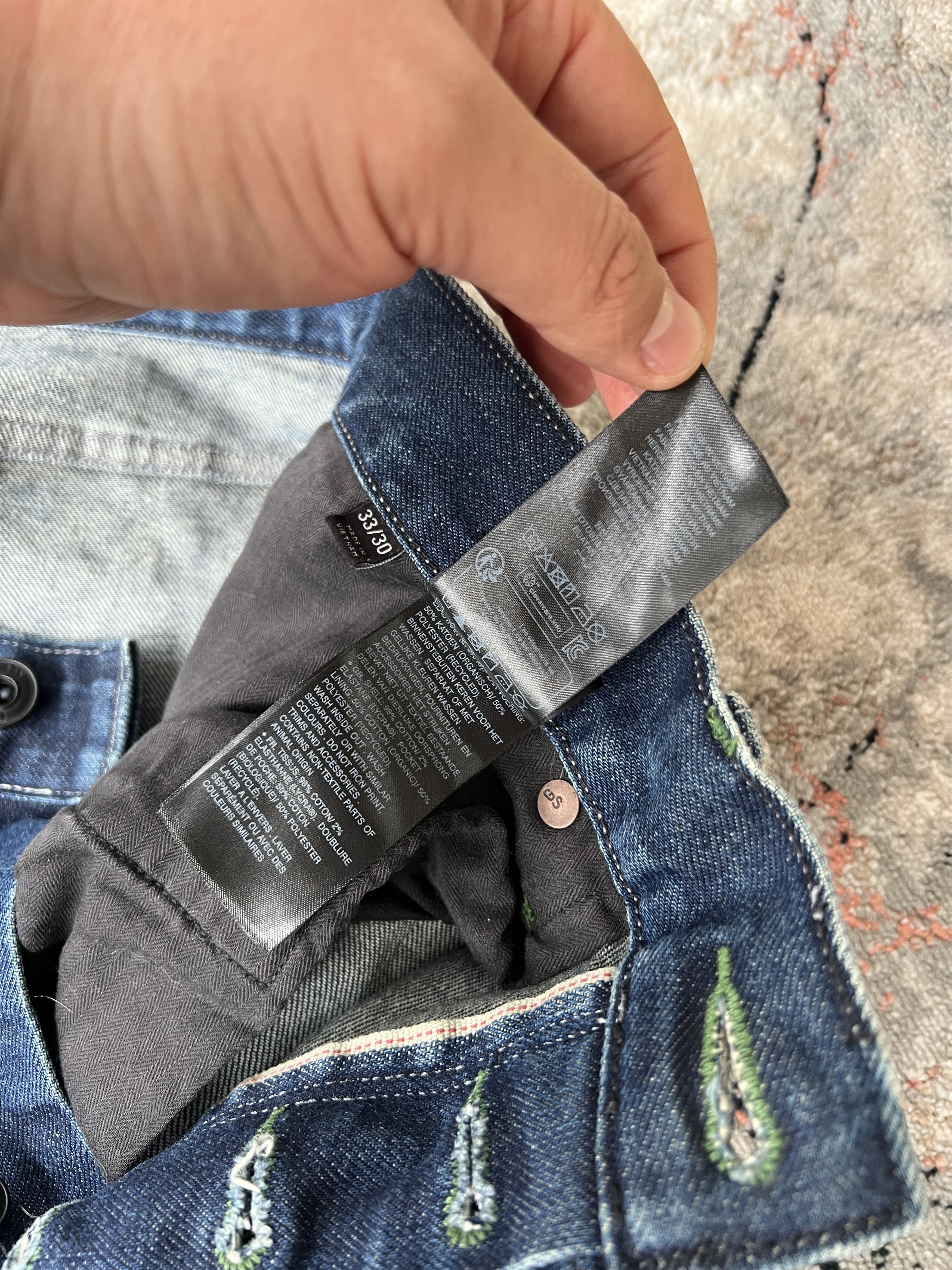 G-Star G-Star Raw Premium Japanese Fabric Jeans Size US 33 - 7 Thumbnail