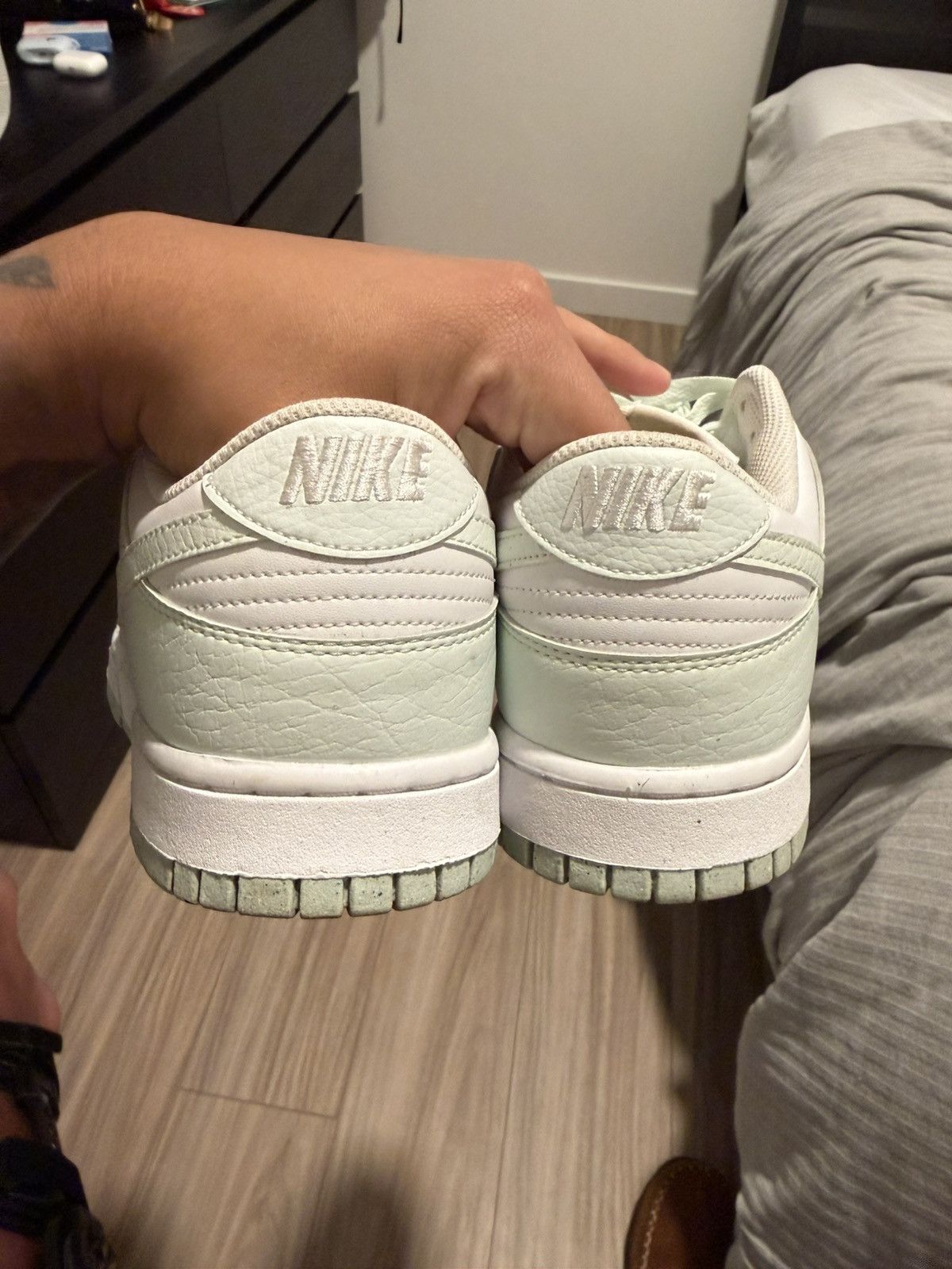 Nike NIKE Wmns Dunk Low Next Nature ‘White Mint’ Size US 12 / IT 42 - 3 Thumbnail