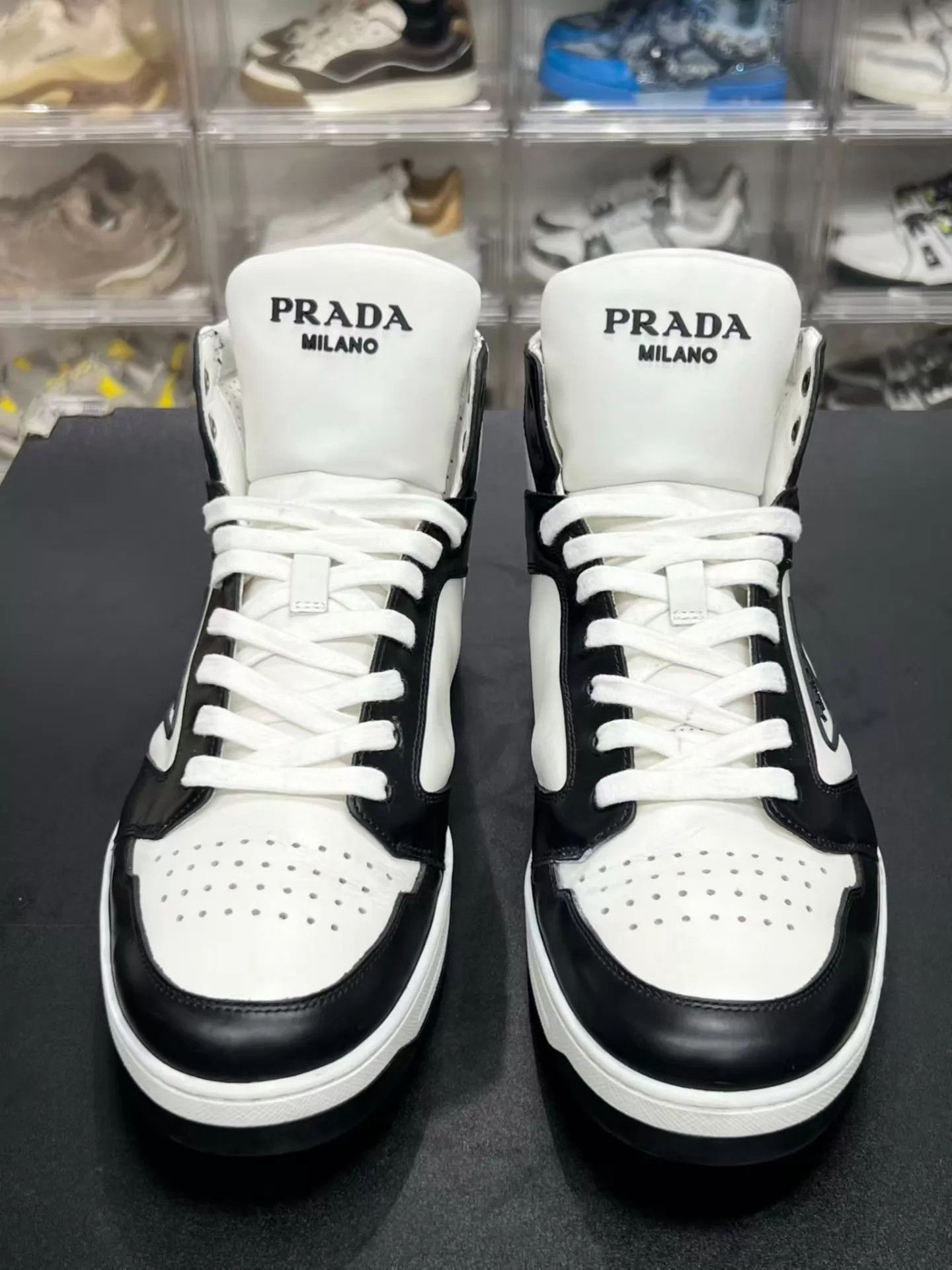 Prada PRADA District High-Top Sneaker EUR 42, Worn Minimally Size US 9 / EU 42 - 2 Thumbnail