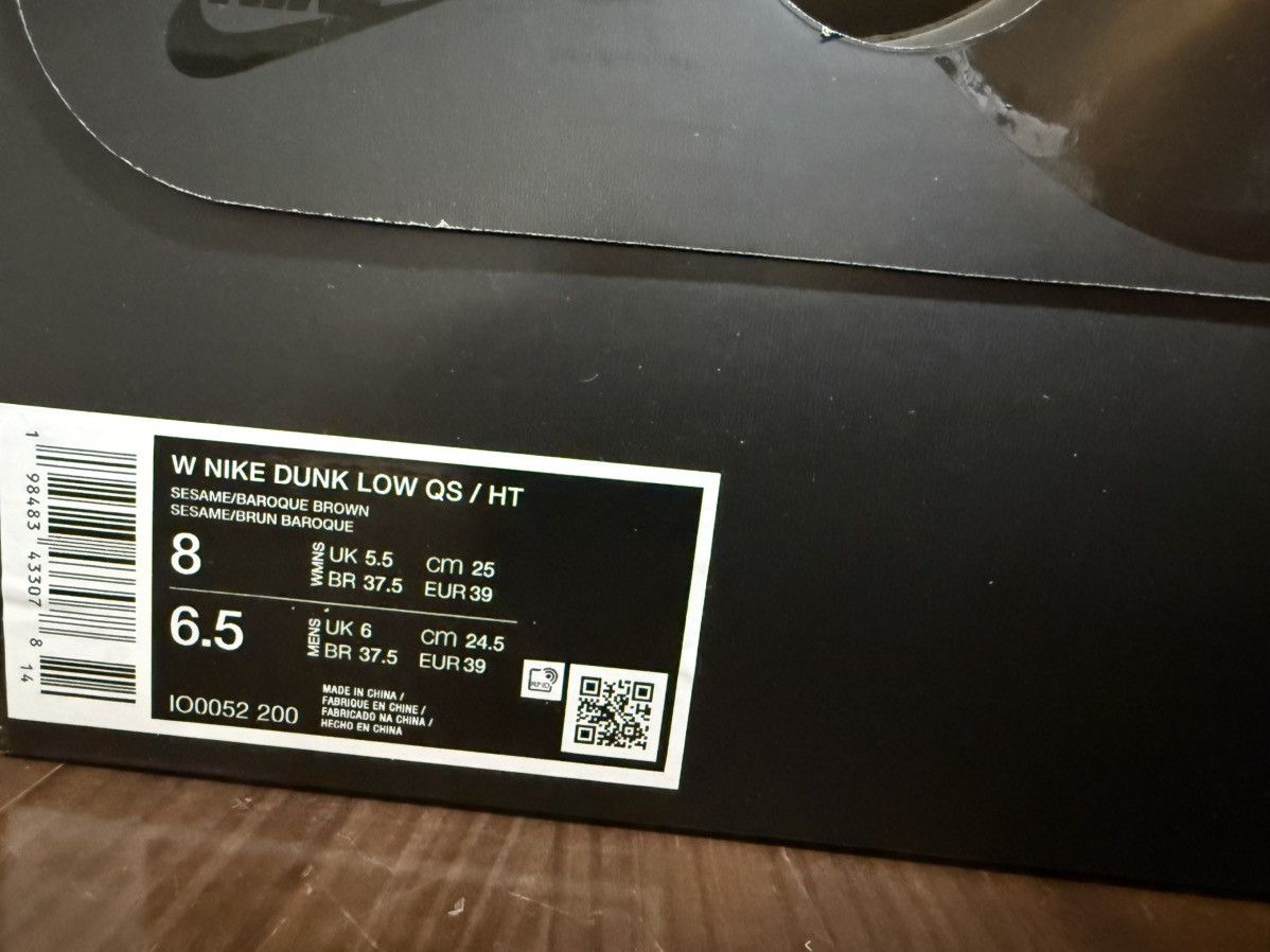 Nike Nike HARRIS TWEED X WMNS DUNK LOW QS 'SESAME' Sneakers Sz 8 Size US 8 / IT 38 - 9 Thumbnail