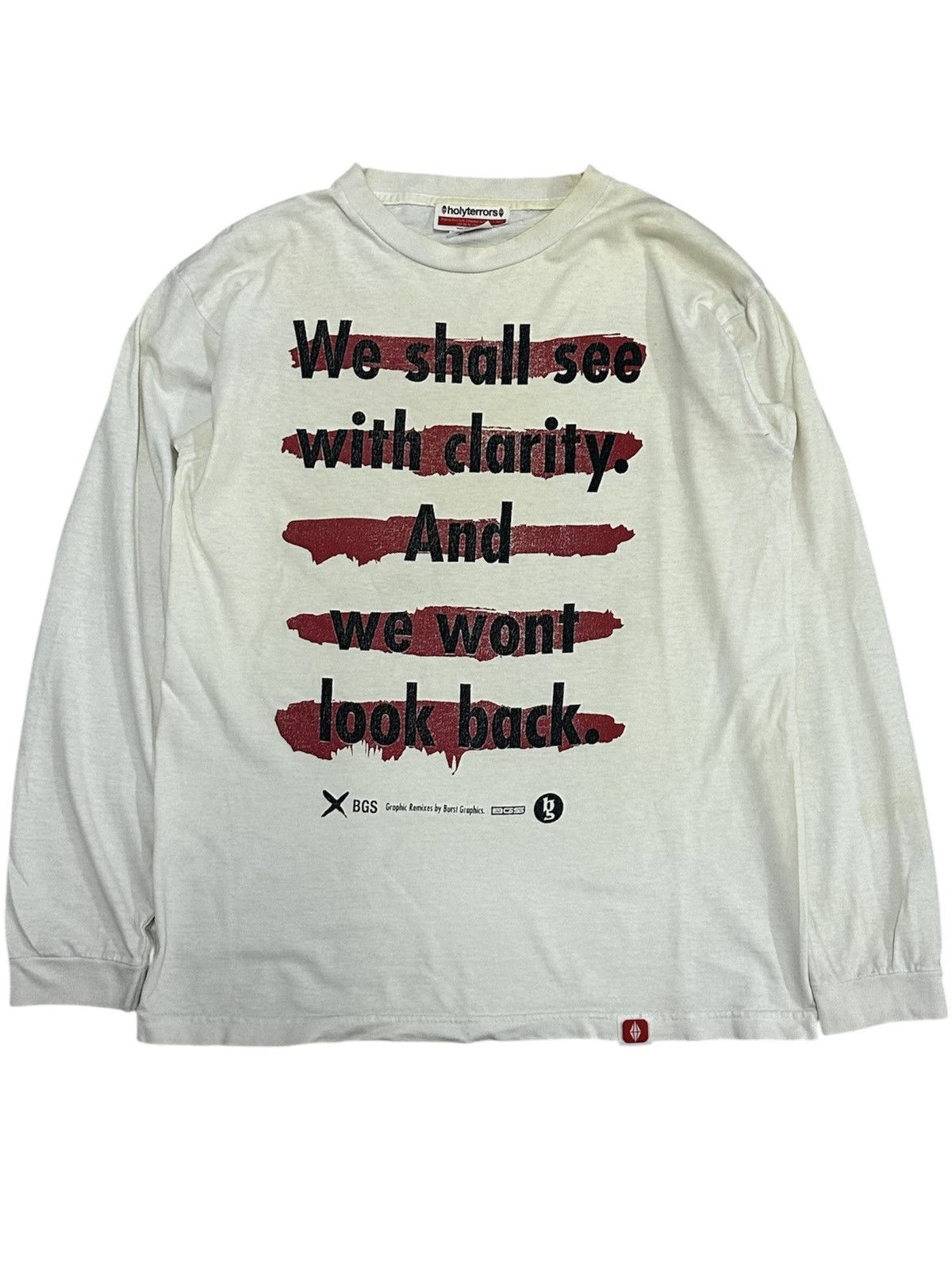 Japanese Brand Vintage 1990 Holyterrors Japan By Burst Graphic L/S Tee Size US M / EU 48-50 / 2 - 1 Thumbnail