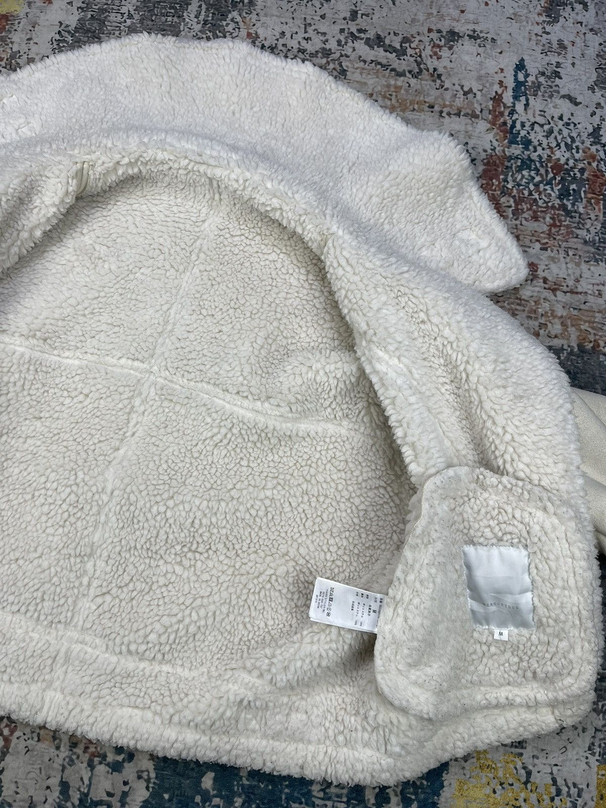 Japanese Brand Mercuryduo AW Faux Shearling Big Collar Bomber Jacket Size M / US 6-8 / IT 42-44 - 11 Thumbnail