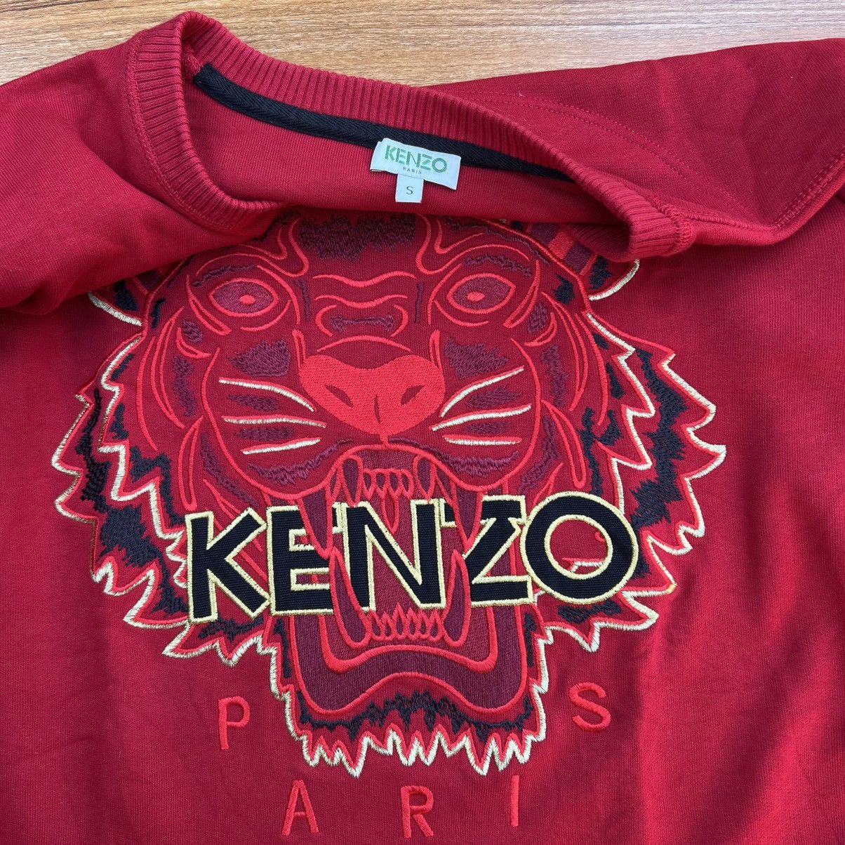 Kenzo Kenzo Embroidered Tiger Logo Sweatshirt. Size US S / EU 44-46 / 1 - 4 Thumbnail