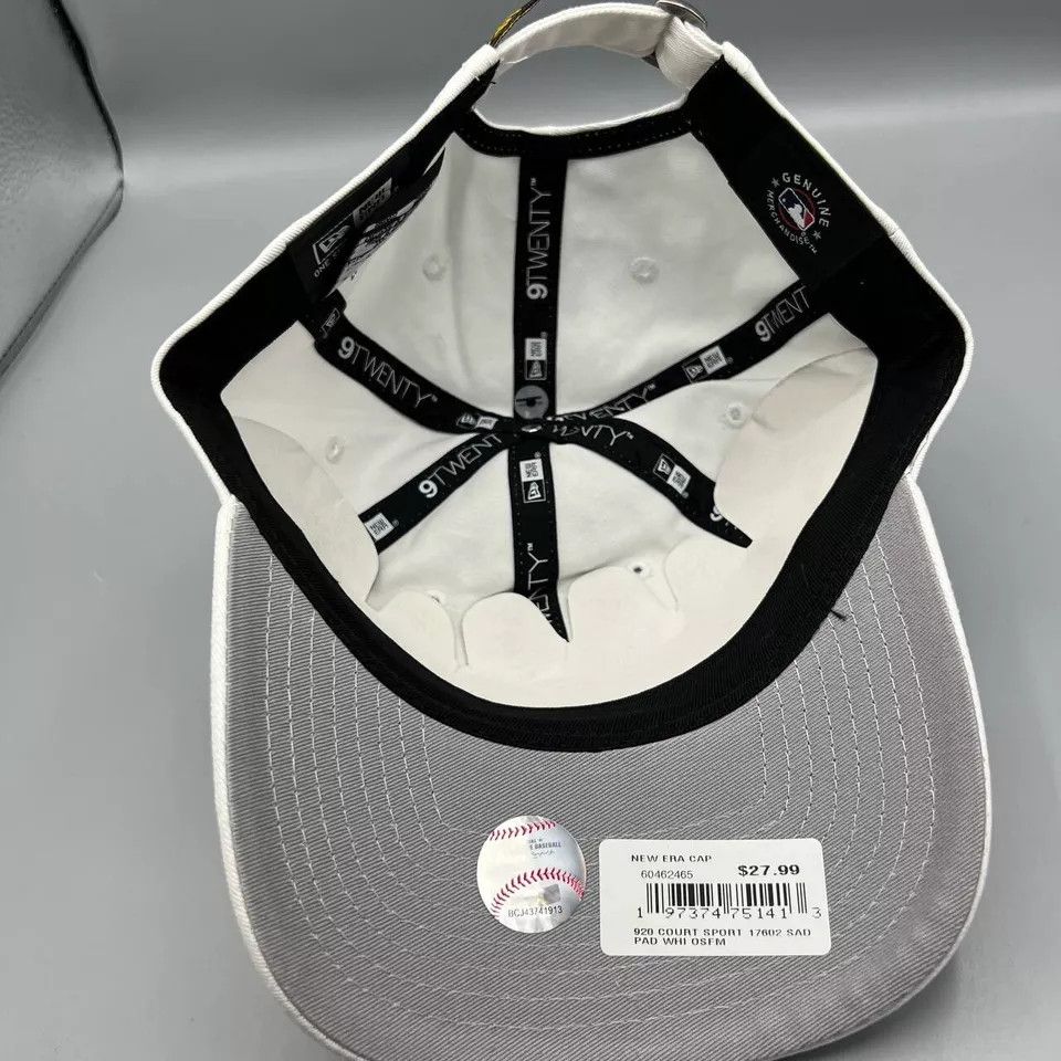 New Era San Diego Padres Hat Men White Strap Back Cap New Size ONE SIZE - 7 Thumbnail