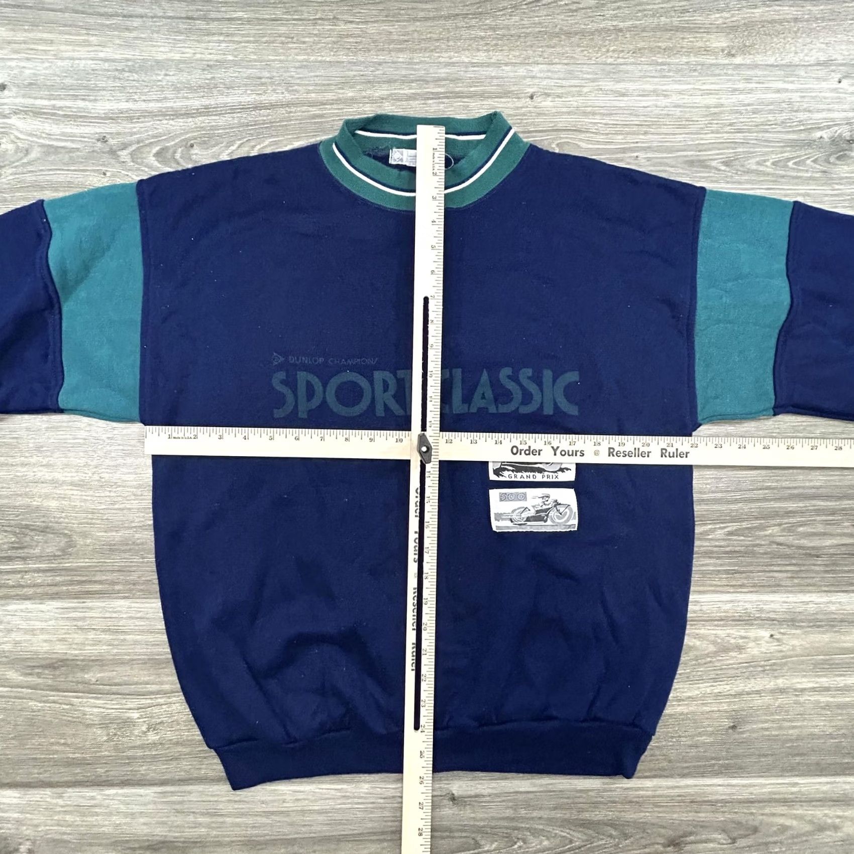 Dunlop Dunlop Sport Sweatshirt Mens Large Colorblock Crewneck Racing Cars 80s Size US L / EU 52-54 / 3 - 5 Thumbnail