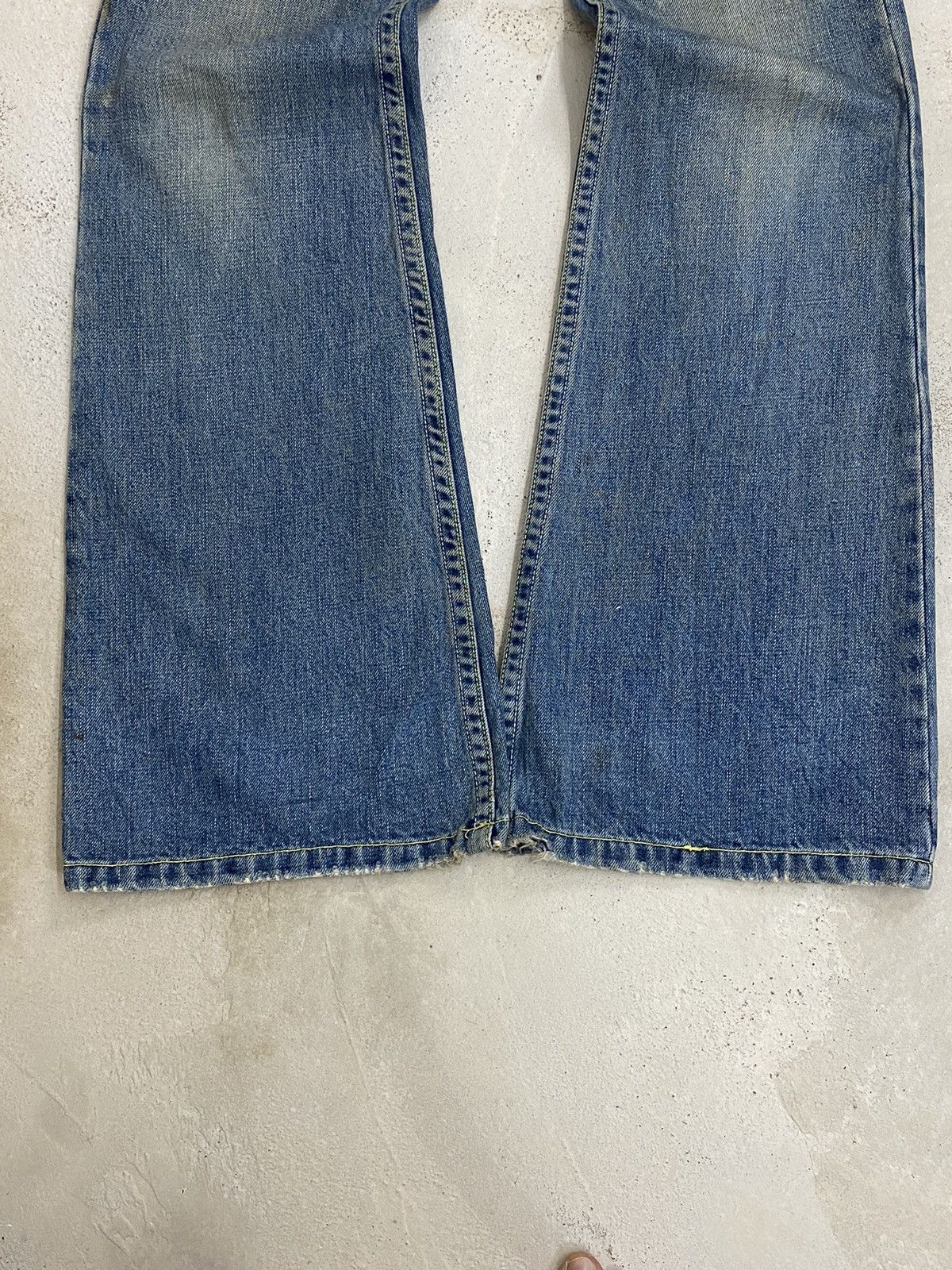 If Six Was Nine Flare Japanese Brand Mud Washed Dirty Boot Cut Fit Size US 29 - 5 Thumbnail