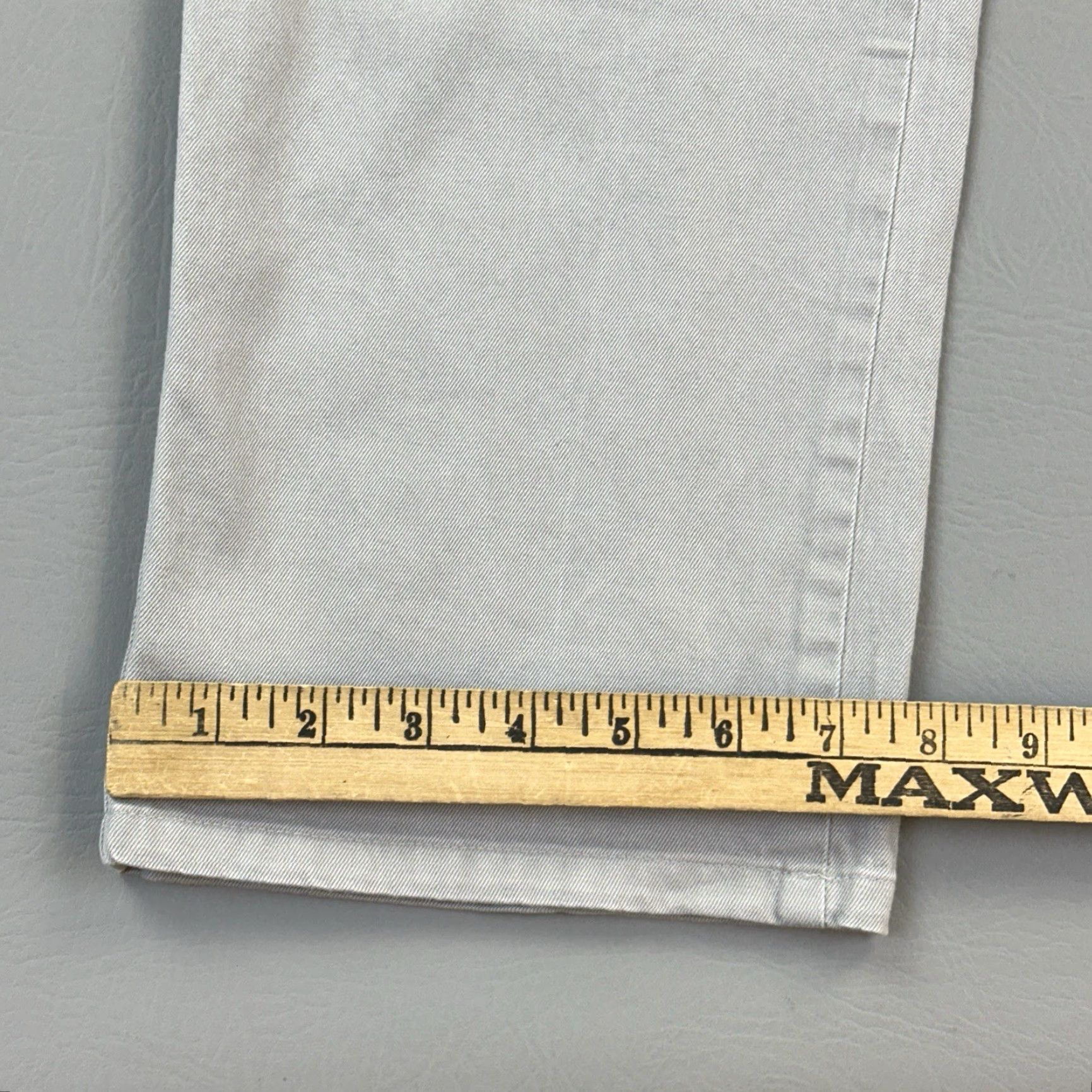 CO Fish Hippie Co Pants Mens 38x30 Gray Pima Cotton Stretch Chino Straight Casual Size US 38 / EU 54 - 4 Thumbnail