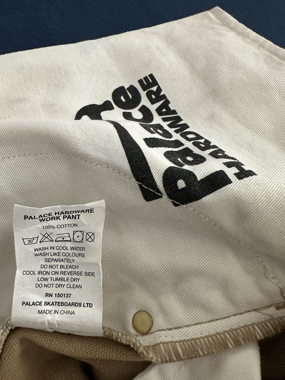 Palace Palace Hardware Work Pant Khaki | Grailed