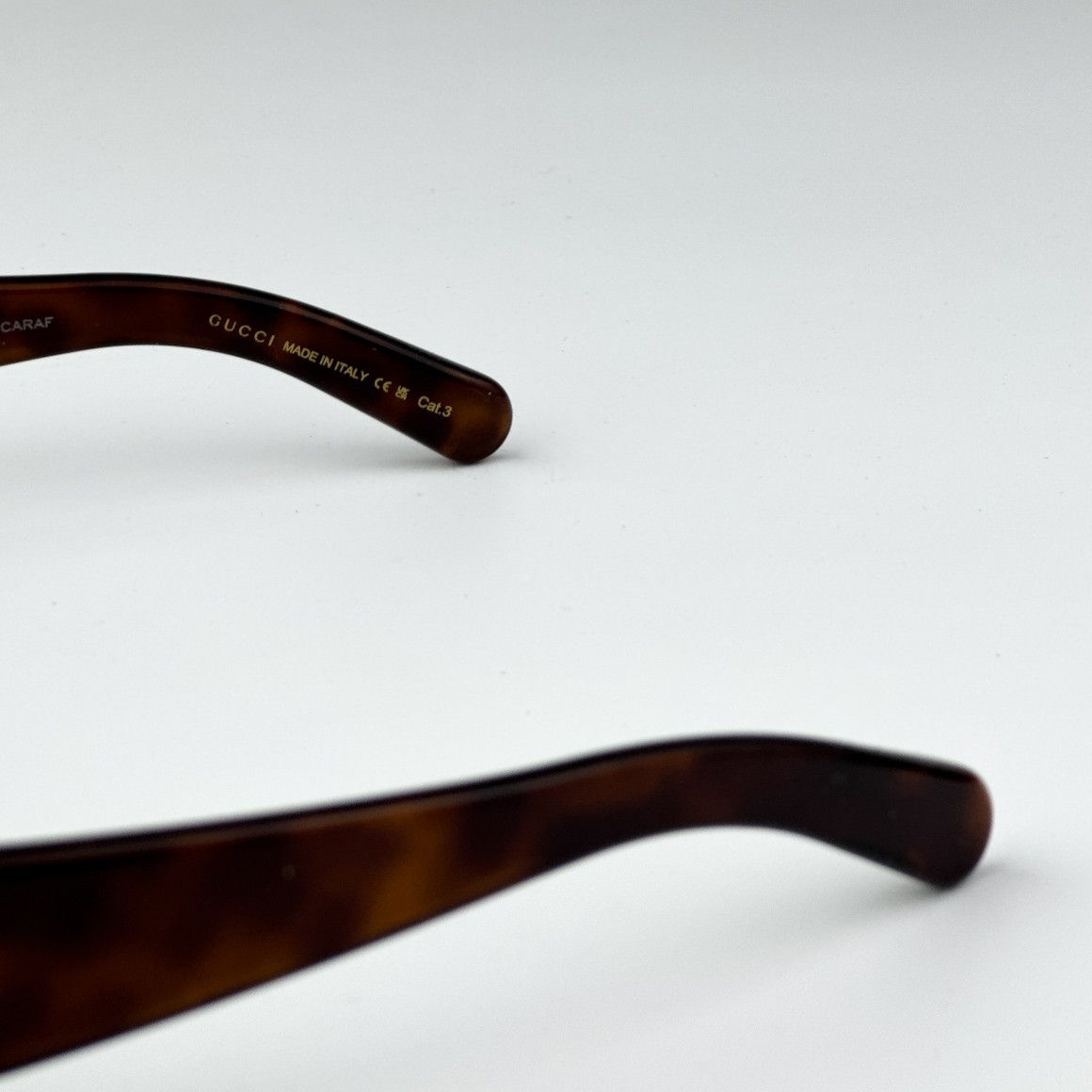 Gucci NEW Gucci GG1403S 002 Brown Unisex Rectangle Sunglasses Size ONE SIZE - 6 Thumbnail
