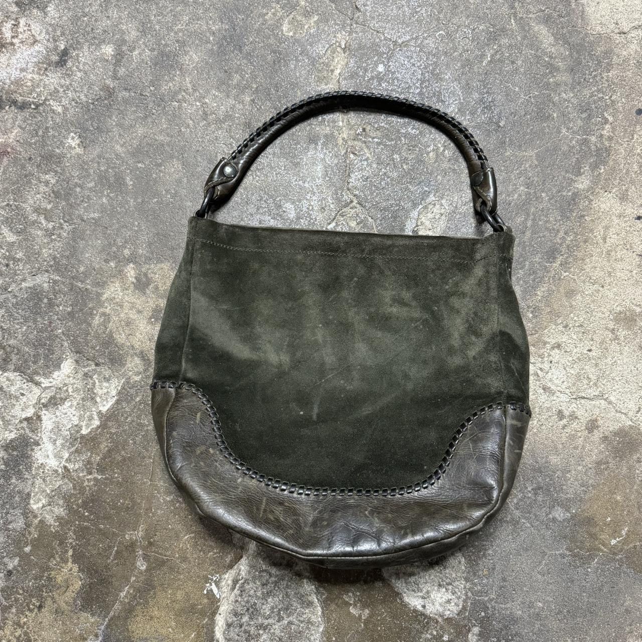 Frye Frye Leather Suede Green Shoulder Bag Size ONE SIZE - 2 Thumbnail