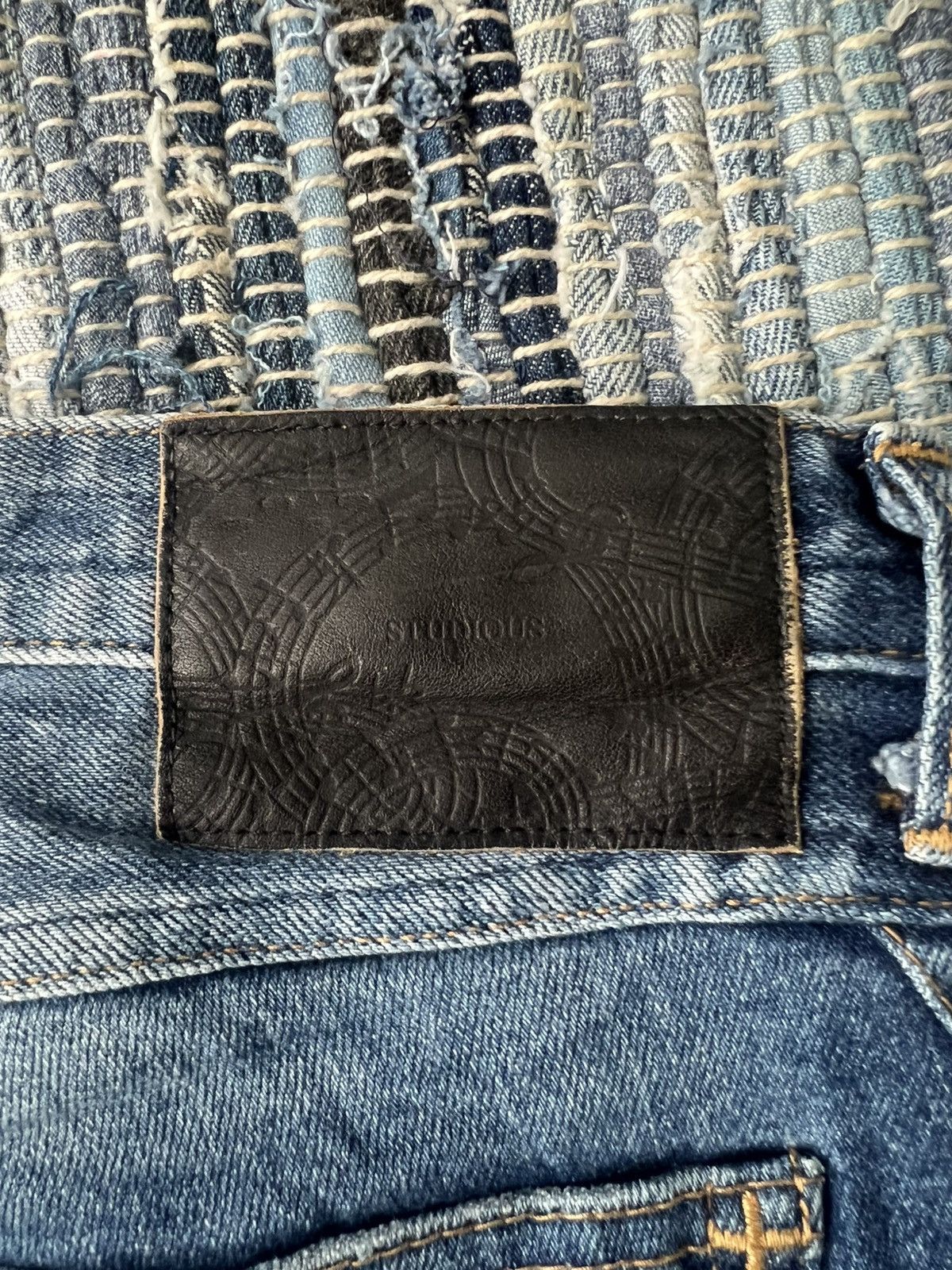 Number (N)ine Number Nine Miyashita's Grunge Distressed Rocker Denim Jeans Size US 31 - 9 Thumbnail