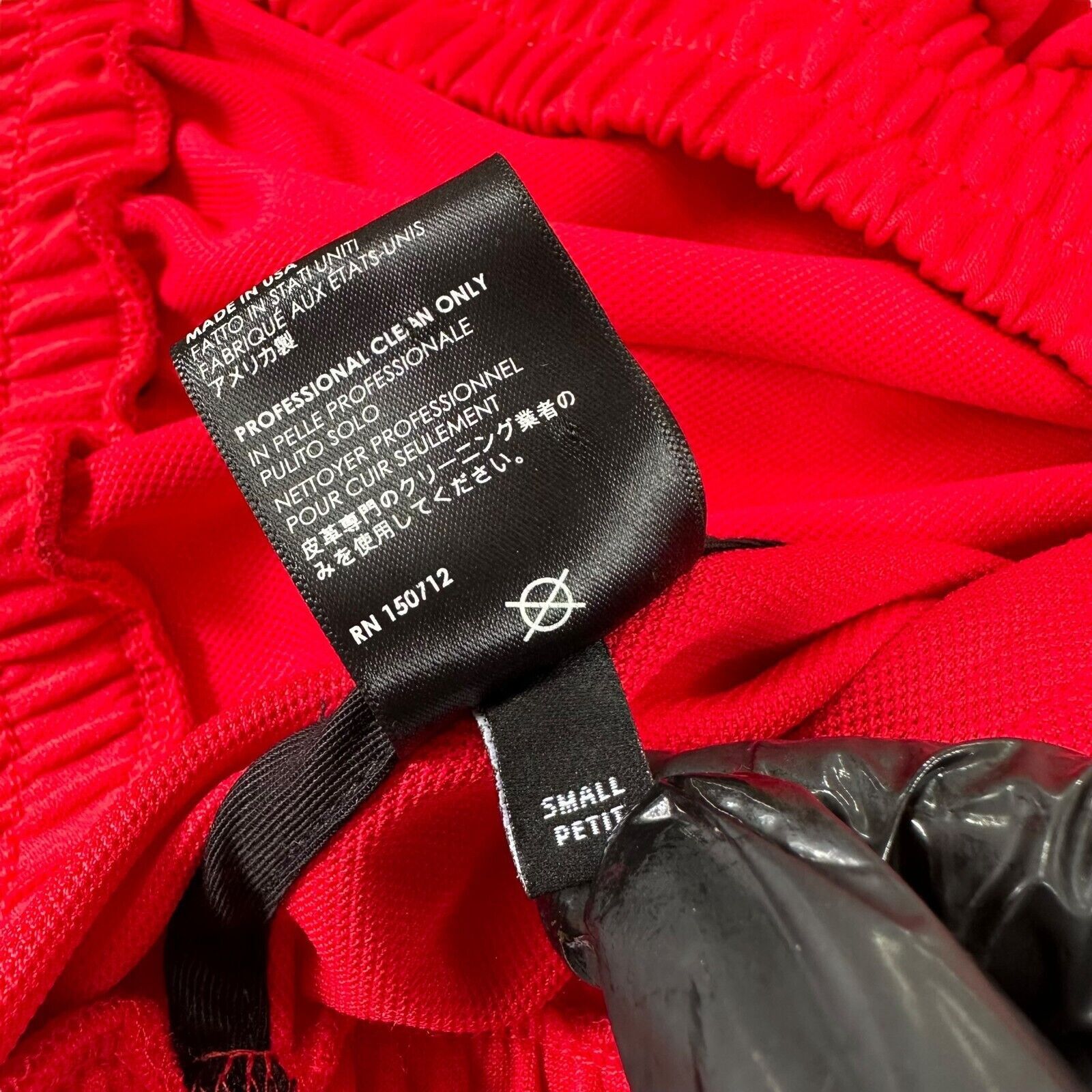 Amiri Amiri Size S Oversized Red Track Jacket Leather Taped Sleeve Size US S / EU 44-46 / 1 - 5 Thumbnail