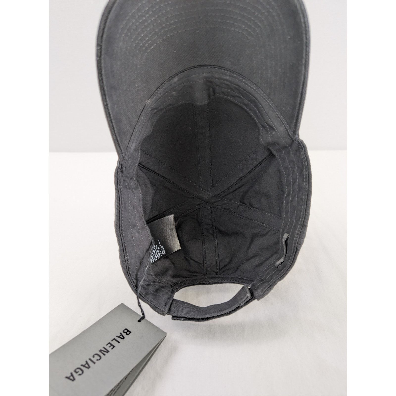 Balenciaga o1rshd1 Q:2 / Size: L / Cotton Drill Hat Burfer Cap / Hat Size ONE SIZE - 8 Thumbnail
