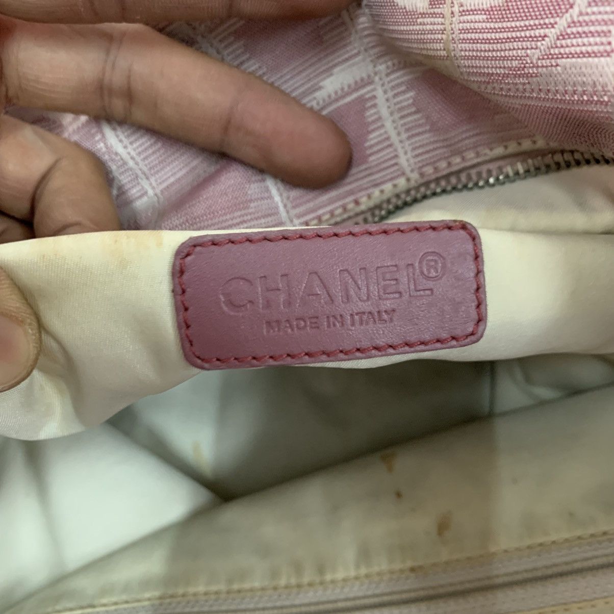 Chanel Chanel Traveline Pink Large Tote Bag Size ONE SIZE - 14 Thumbnail