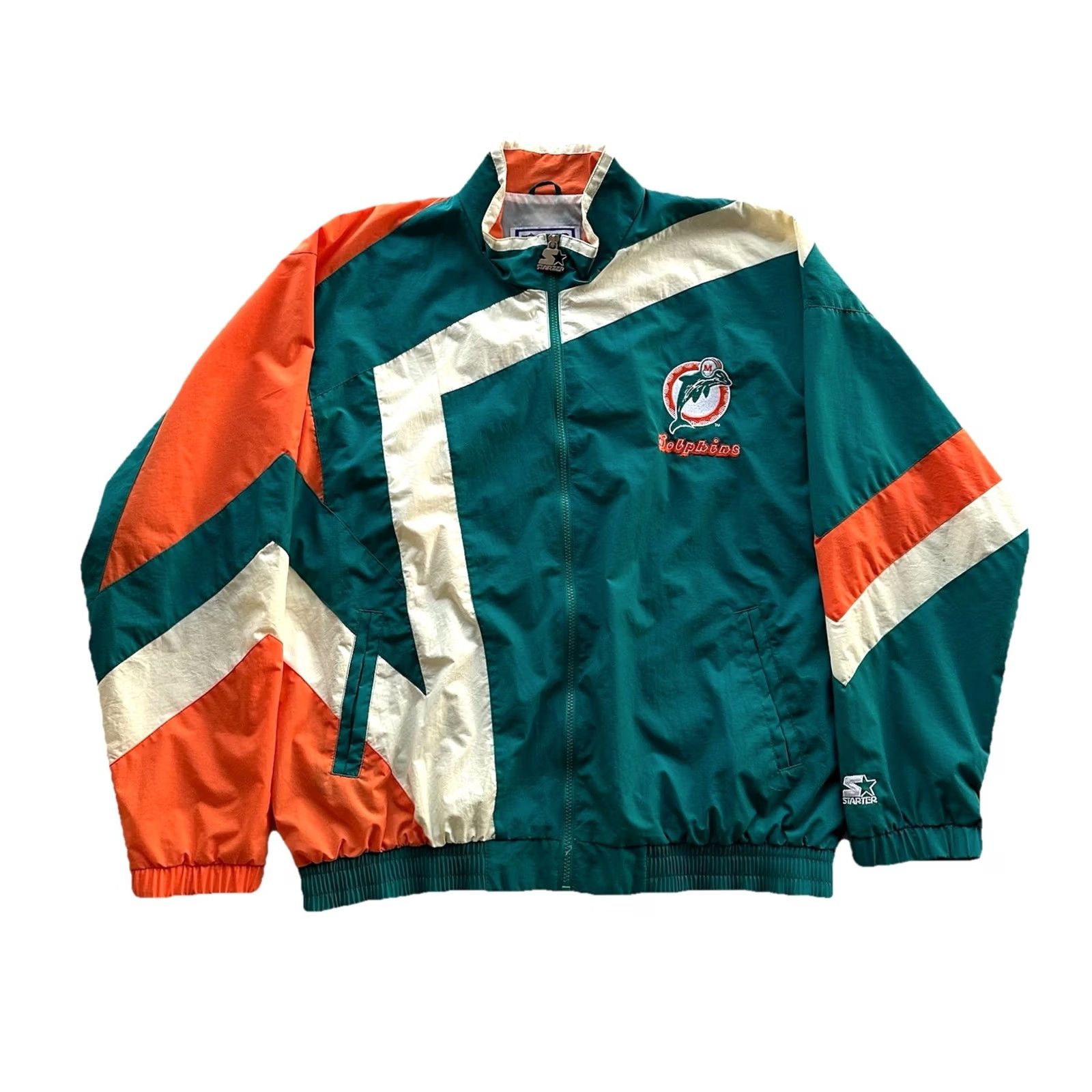 Starter VINTAGE 90s Miami Dolphins Starter Jacket NFL Pro Line Authentic Size XL RARE Size US XL / EU 56 / 4 - 2 Thumbnail